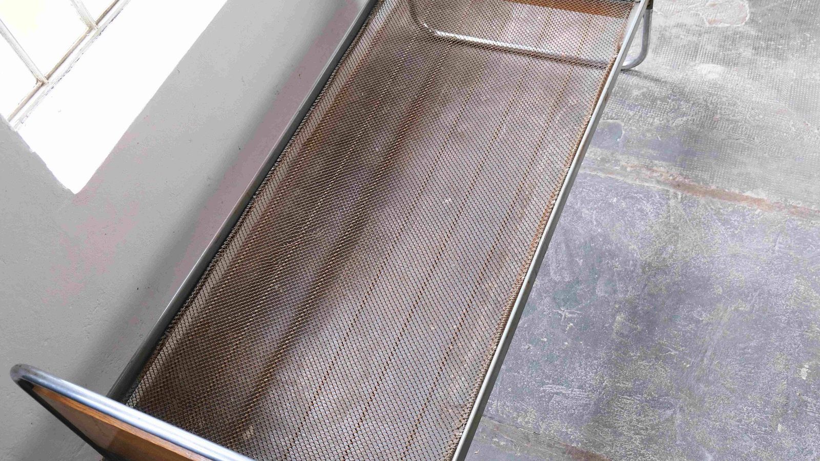 Bauhaus Bed Made Of Chrome Plated Steel Tubes (#1 Of 2) photo buy