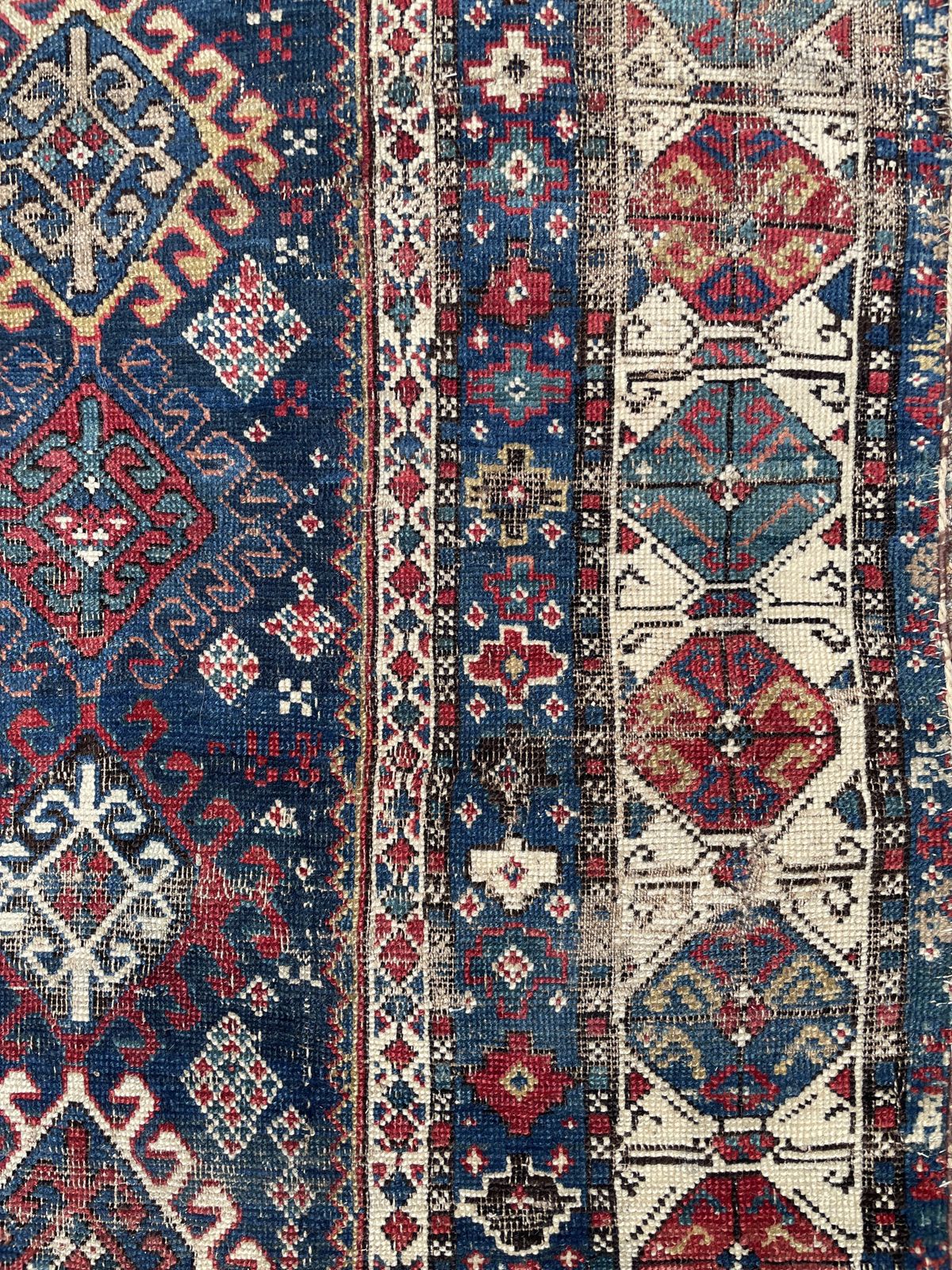 photo for sale Antique Caucasian Shirvan Runner (Fragment).
