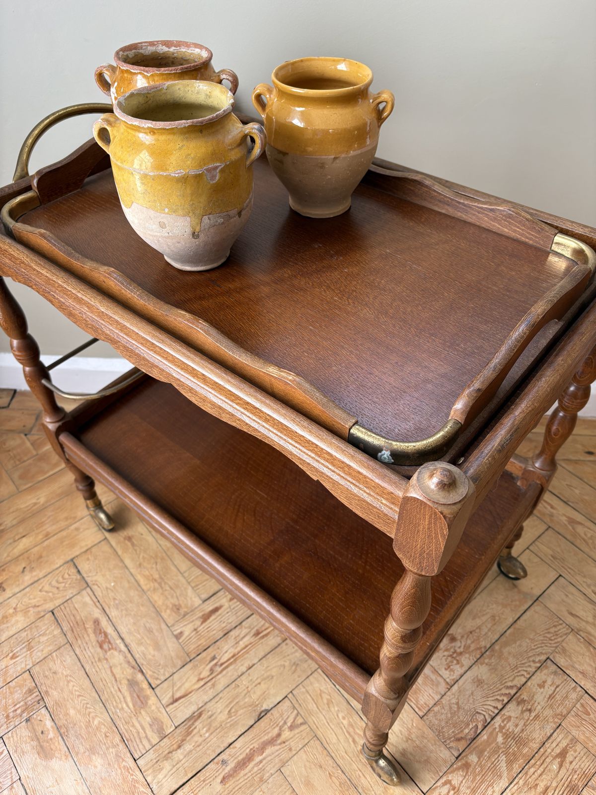 French Drinks Trolley, 1940s, Vintage