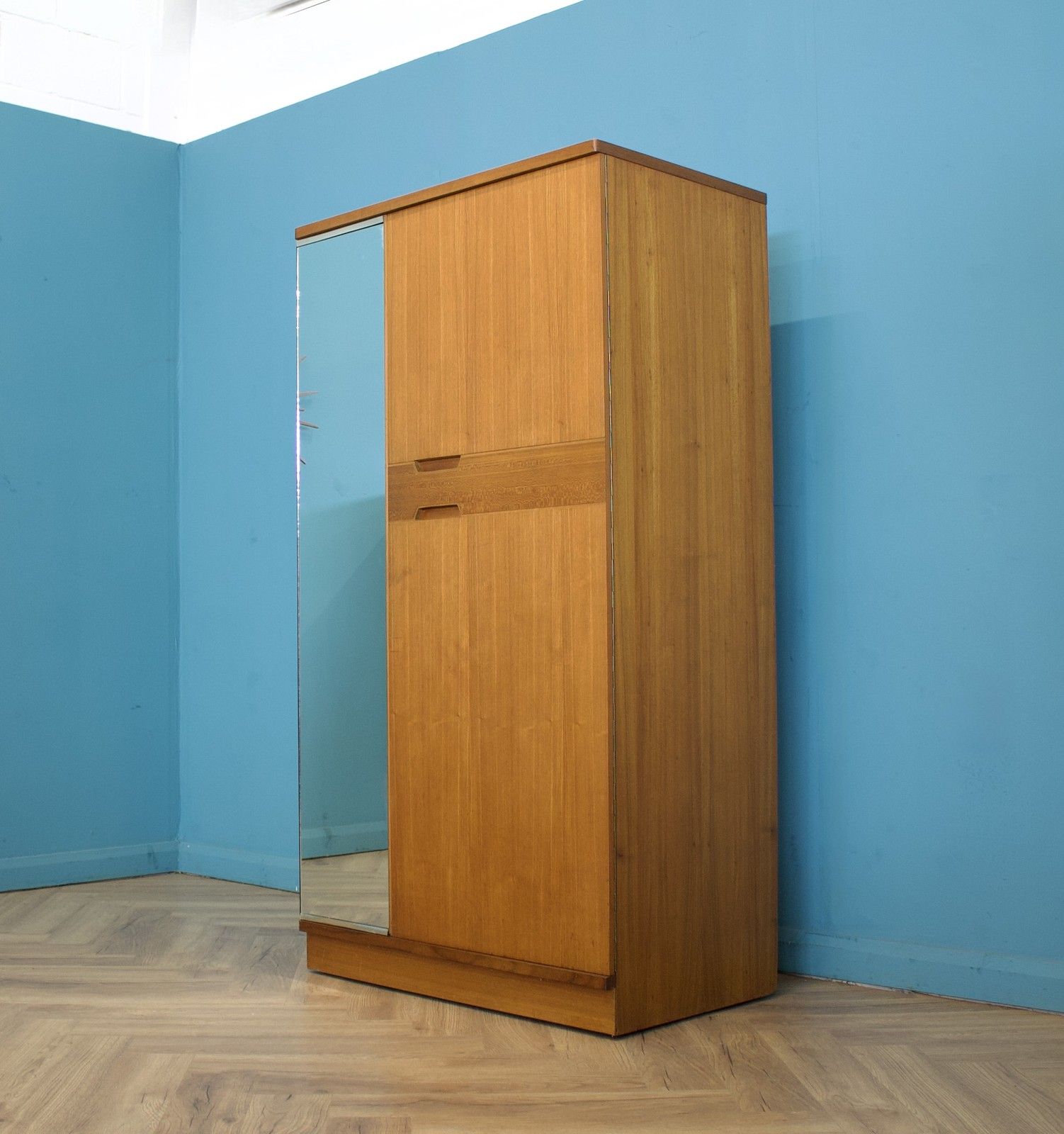 Mid Century Teak Wardrobe From Uniflex, 1960s  #1753 photo Furniture