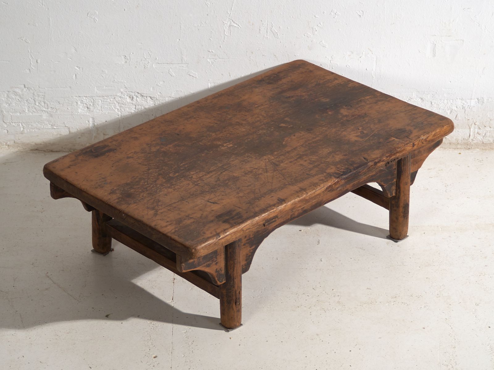 Antique Low Table In Pine Wood – China, Circa 1930 photo furniture