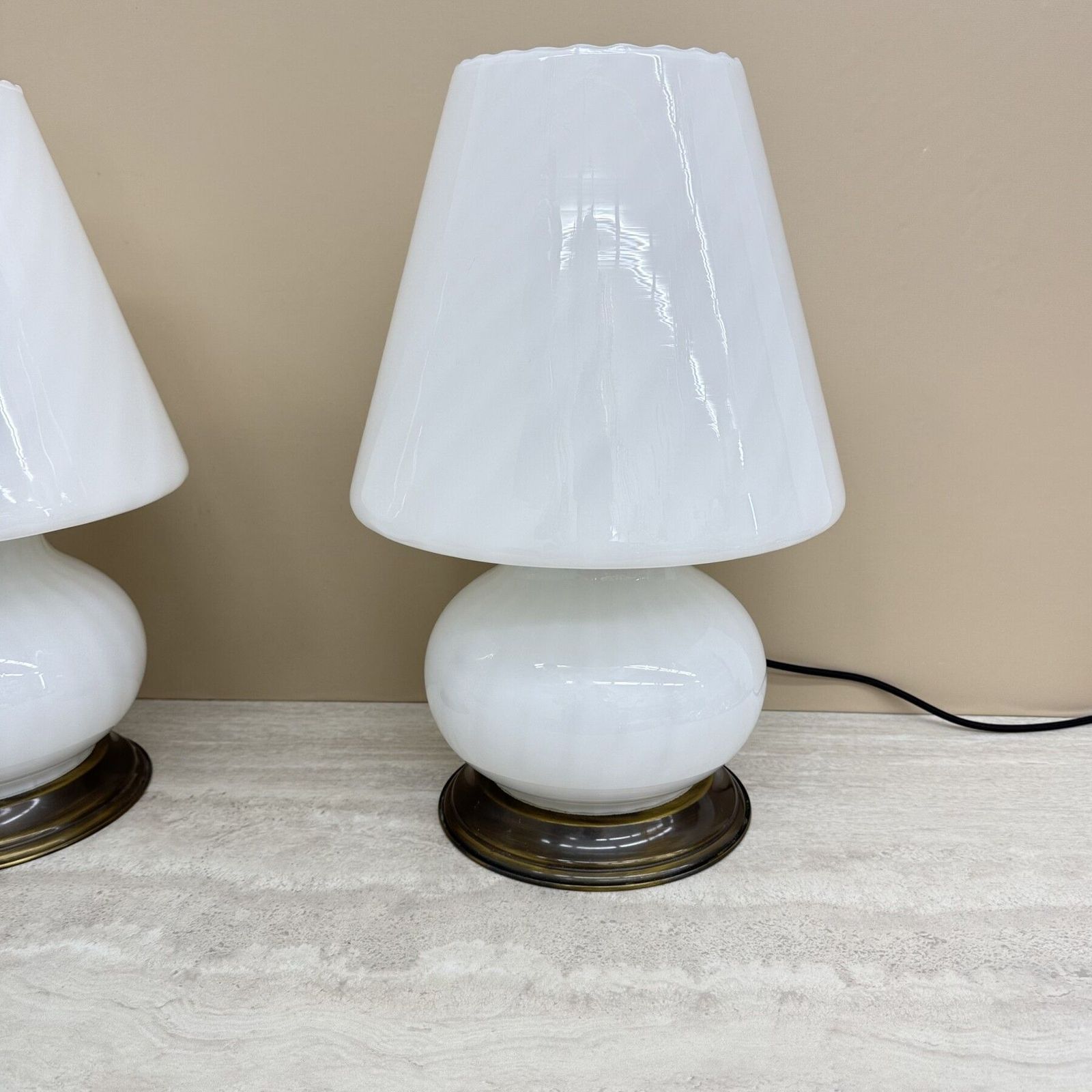 XL Mid-Century design Murano glas swirl lampen, jaren 1970 photo buy