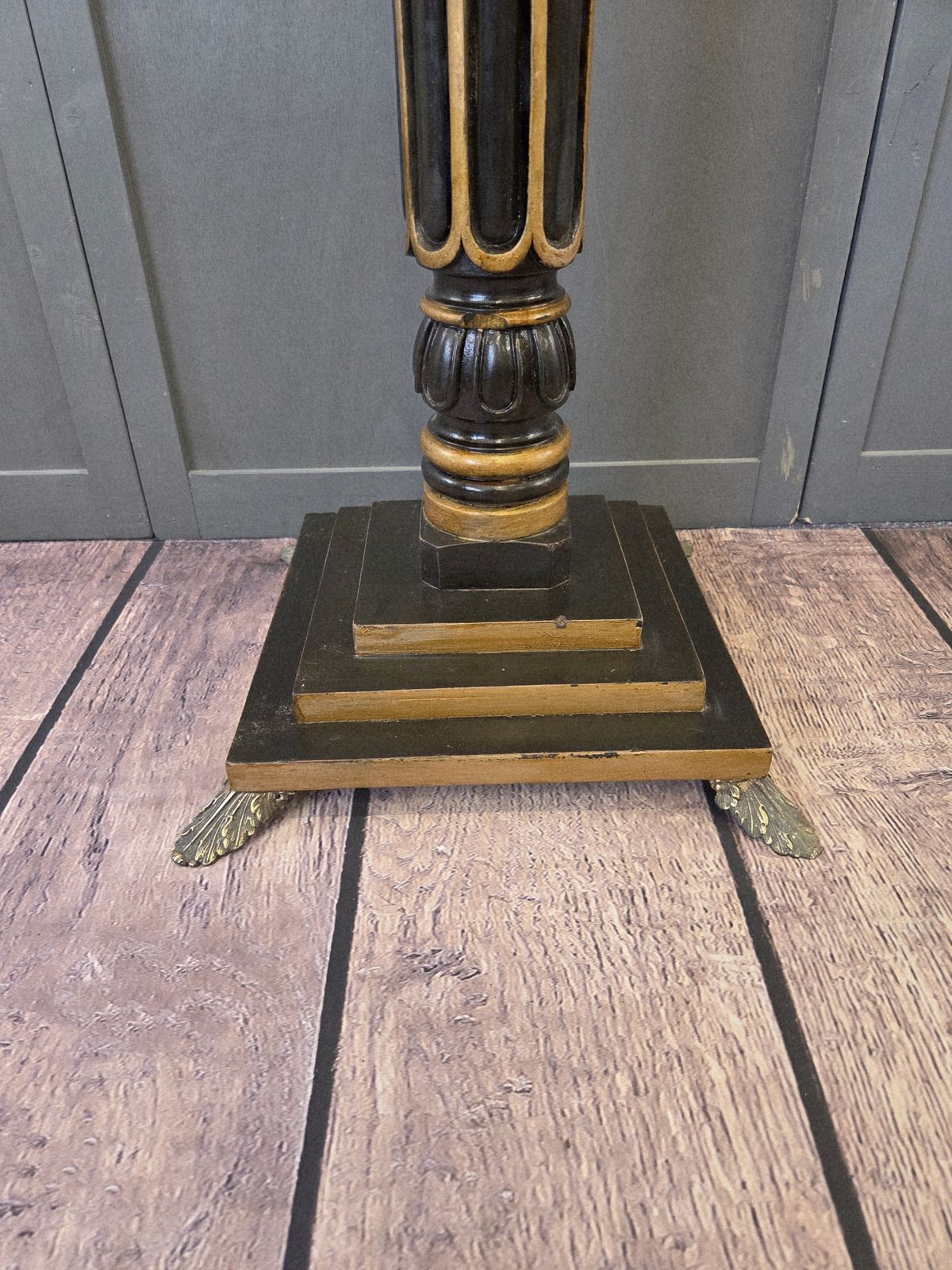 Early 20th Century Tall Neoclassical Style Display Pedestal   Jardiniere Stand photo furniture
