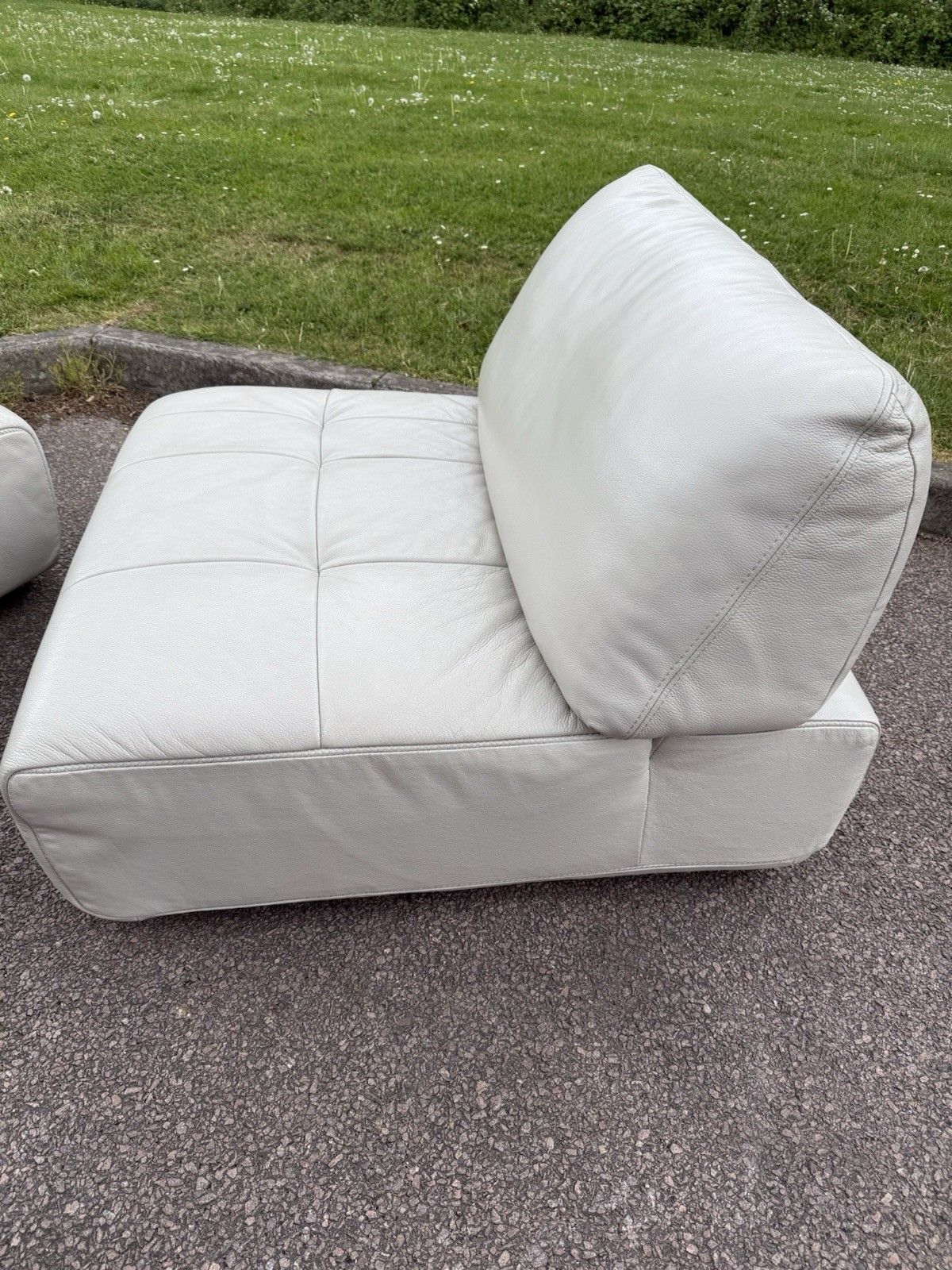 Vintage Style Modular Leather Corner Sofa  1960s 70s Heals  Timothy Oulton Style photo buy