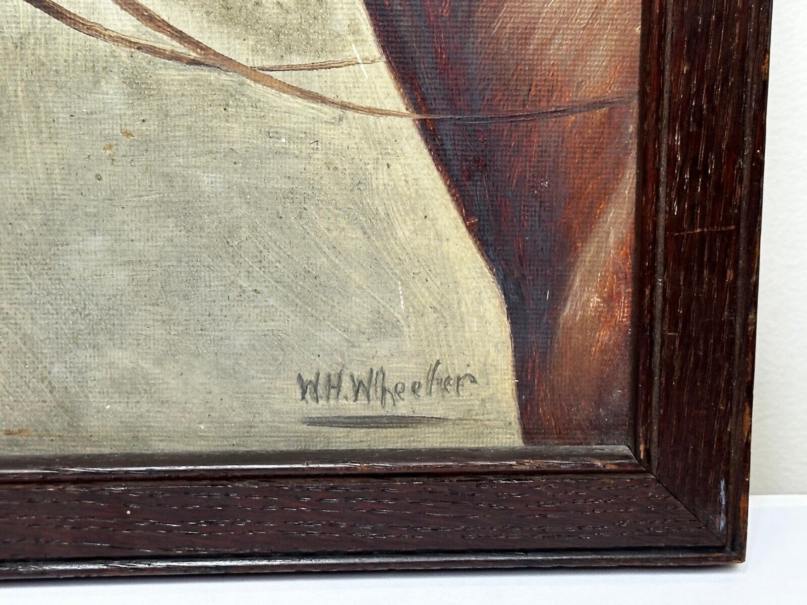 photo furniture Equestrian Oil Portrait Of Champion Racehorse Craig An Eran By Walter Herbert Wheeler