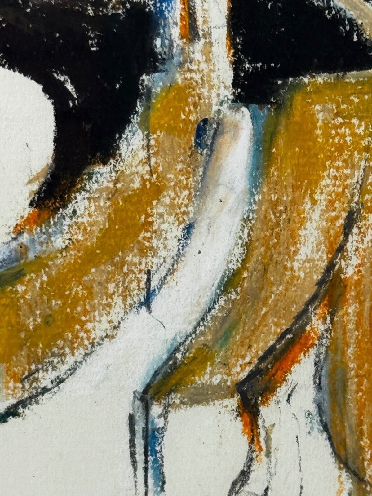 Mid-Century Abstract Painting Form In Motion Masterpiece By Adrian Heath C1965 Framed photo buy