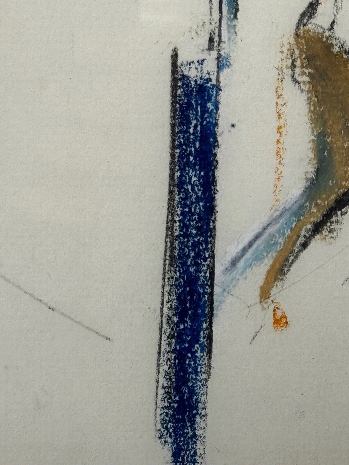 Kunst Mid-Century Abstract Painting Form In Motion Masterpiece By Adrian Heath C1965 Framed photo