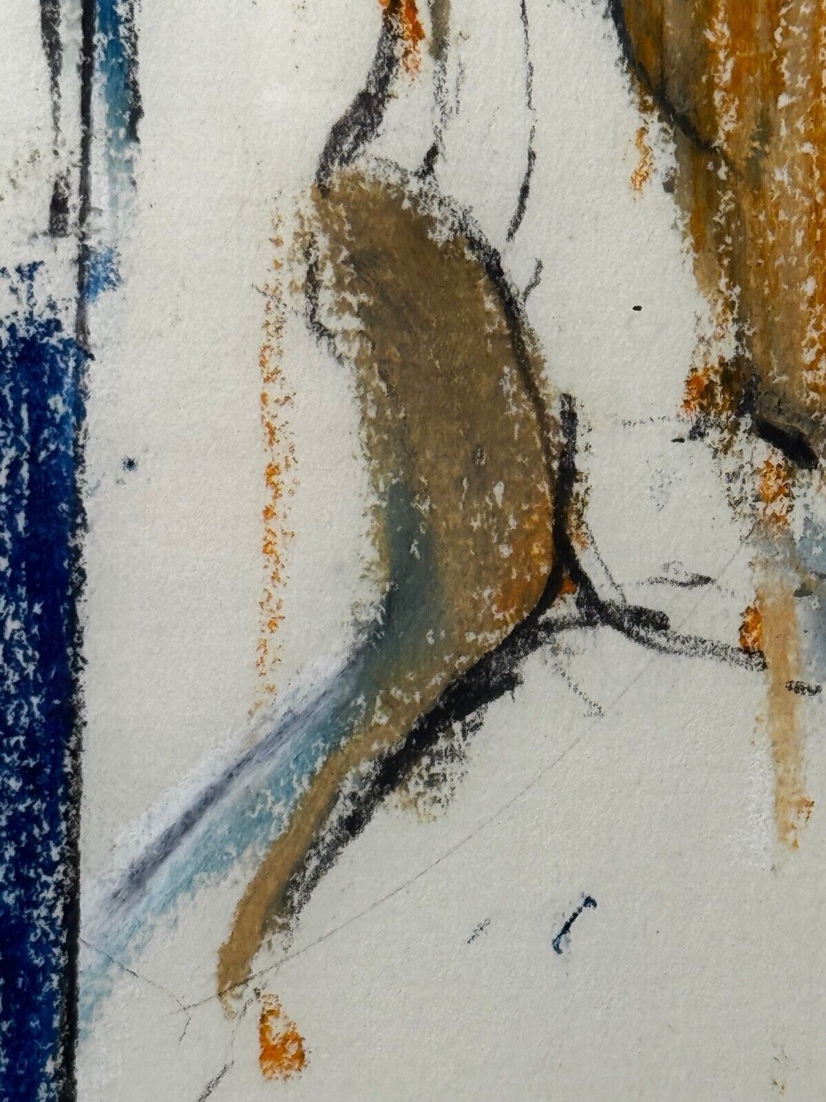 photo vinterior Mid-Century Abstract Painting Form In Motion Masterpiece By Adrian Heath C1965 Framed