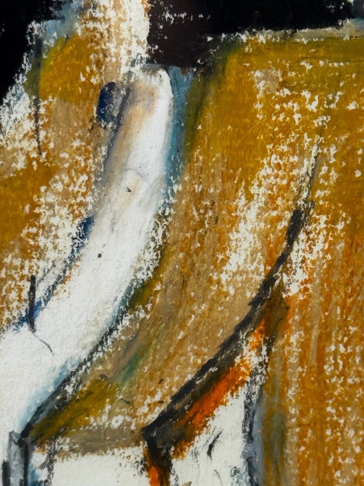 photo vintage Mid-Century Abstract Painting Form In Motion Masterpiece By Adrian Heath C1965 Framed