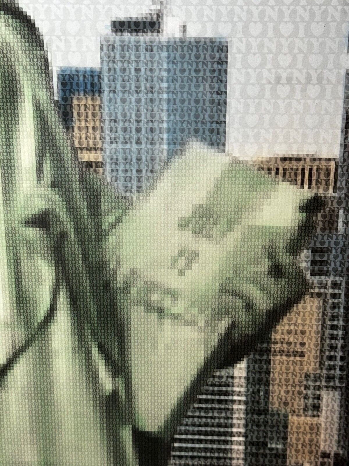 photo buy Groot hedendaags nostalgisch schilderij New York neoklassiek Vrijheidsbeeld