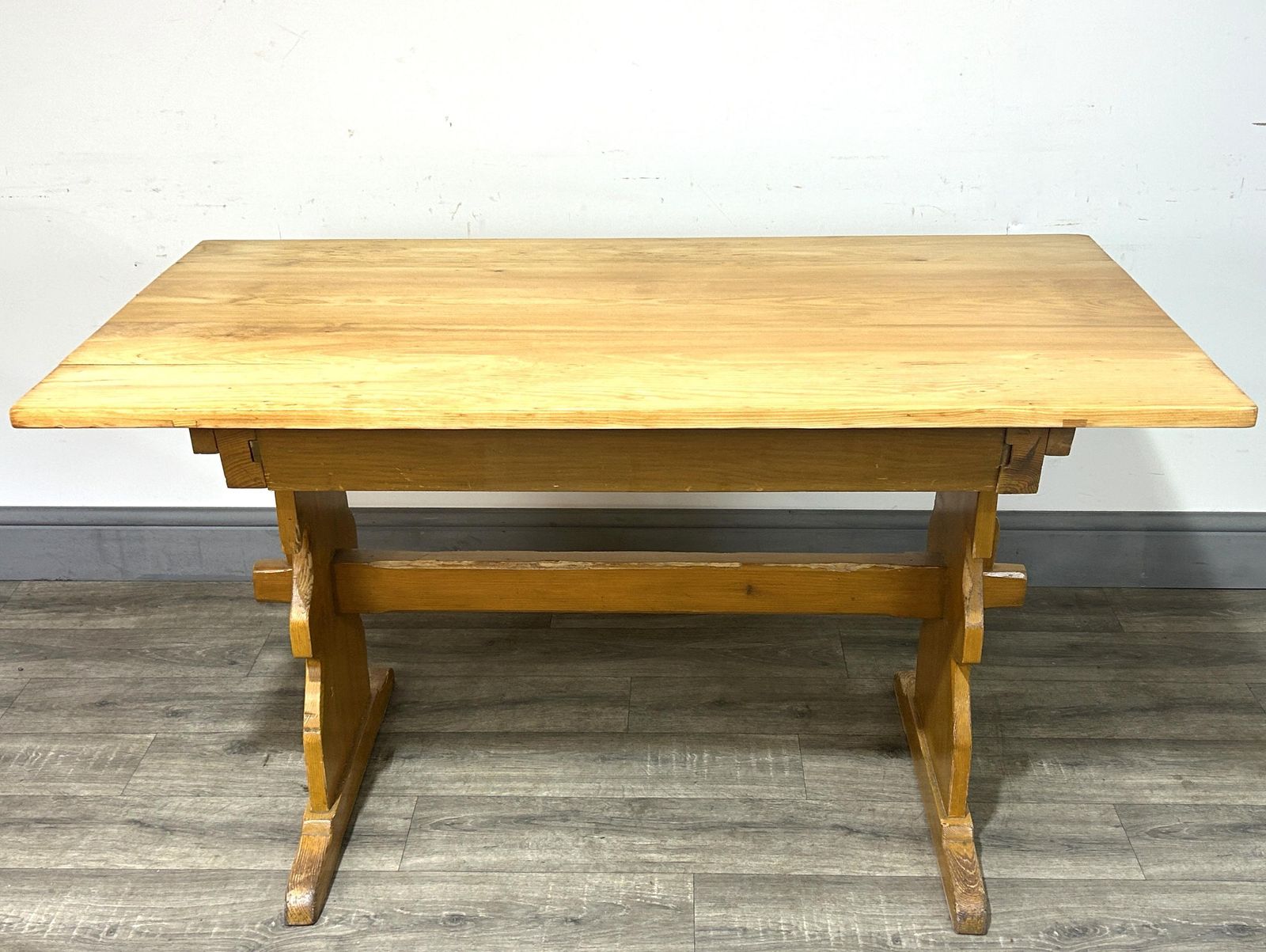 Fabulous Brutalist Polish Pine Dining Suite Josef Kulon Przelom Capelia 1960's. photo Furniture