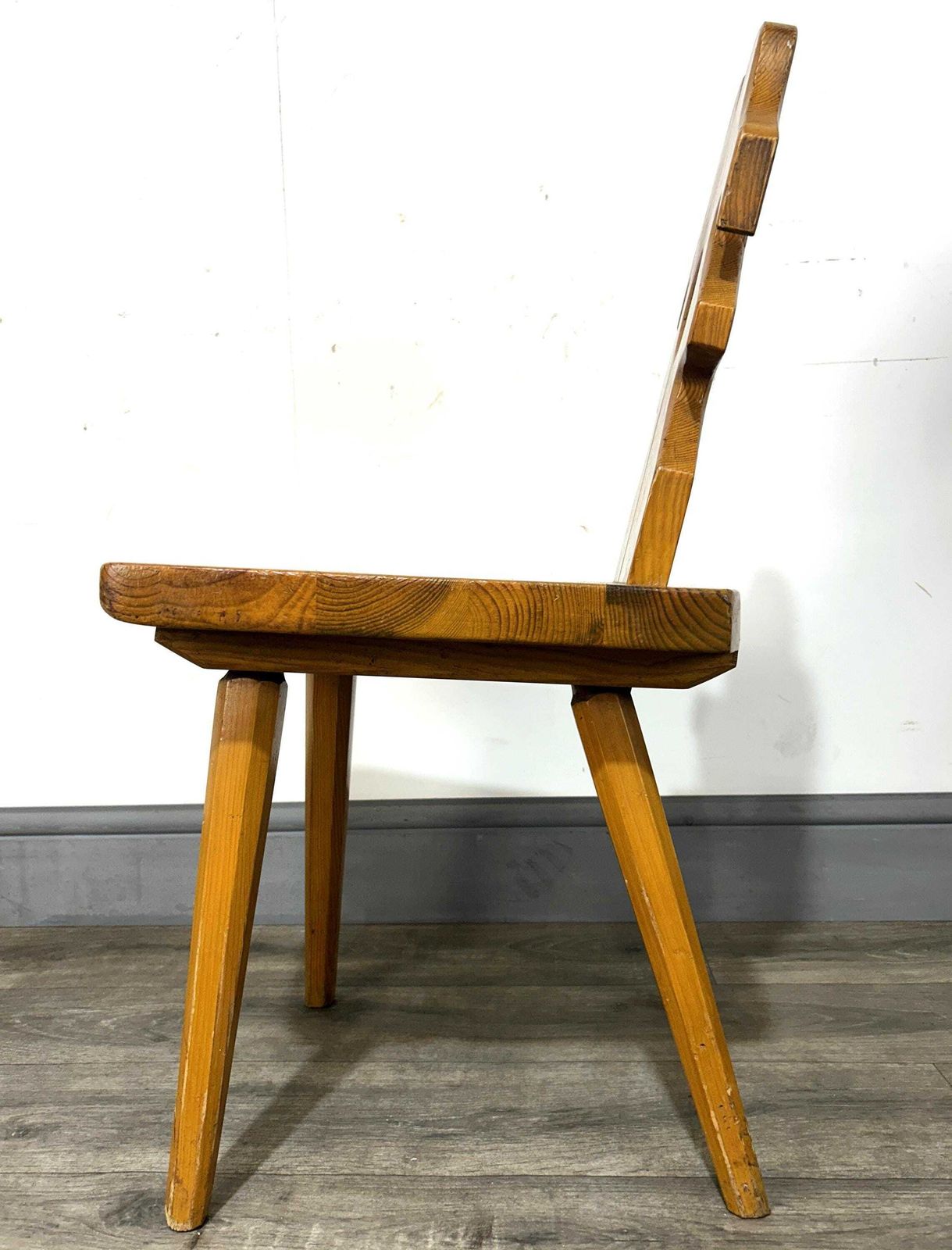 995.0 Fabulous Brutalist Polish Pine Dining Suite Josef Kulon Przelom Capelia 1960's. photo