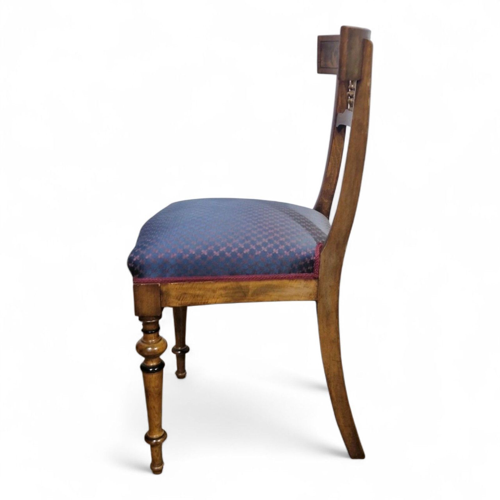 photo furniture Antique Walnut Occasional Chair Spindle Back Bedroom / Hall Chair