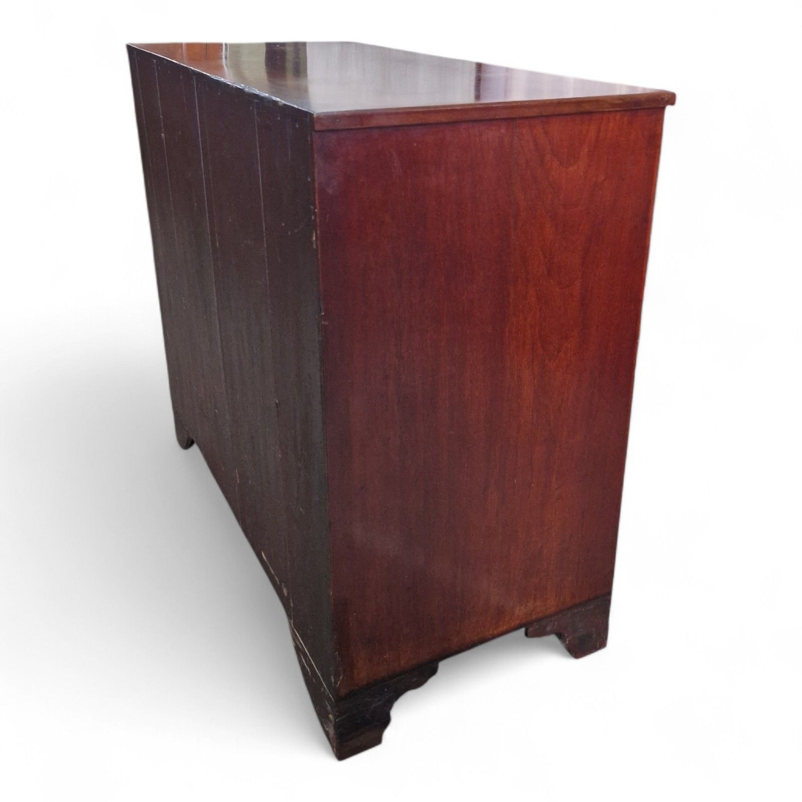 photo buy Antique Georgian Mahogany Chest Of Drawers Inlaid 6 Drawer Large Chest