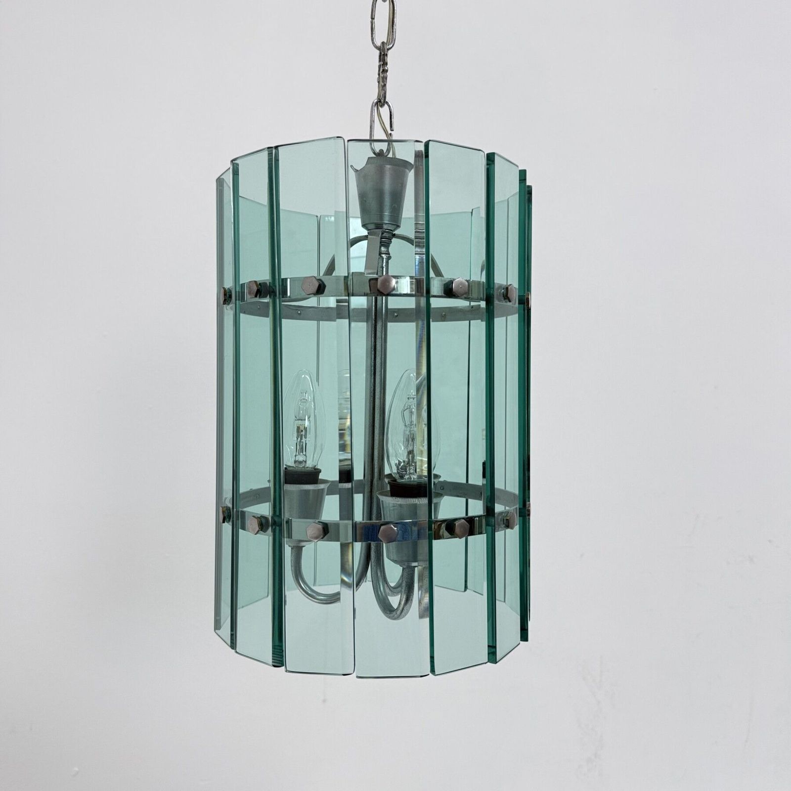 485.0 Mid-Century Veca glazen hanglamp, jaren 1970, Italië photo