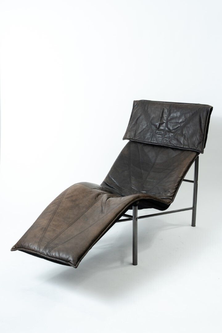 Ikea Skye Chaise Longue,  Tord Björklund , Relax Armchair, 1980s Dark Brown photo for sale