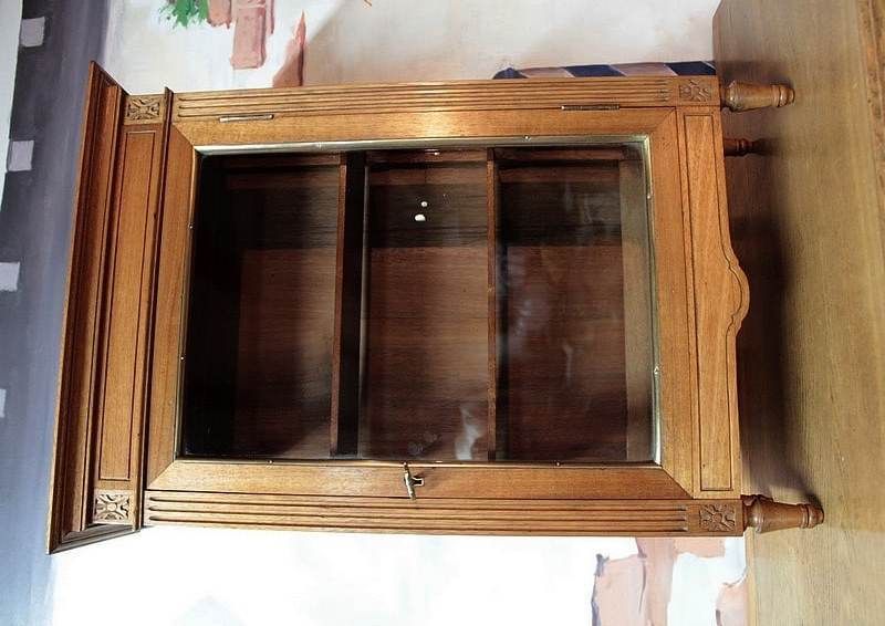 Walnut Wall Cabinet 20th