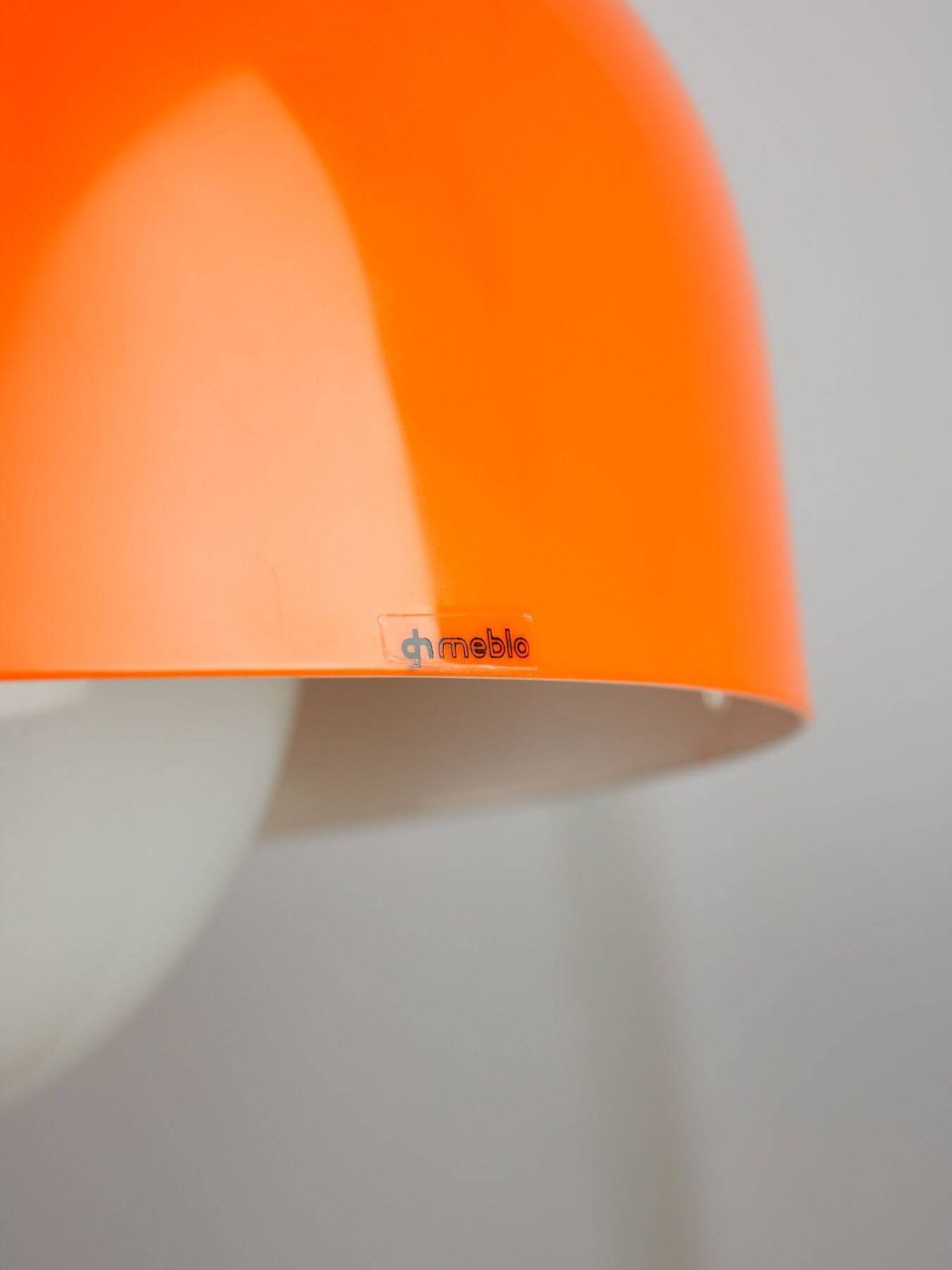 922.0 Grote Space Age hanglamp van Guzzini in oranje, jaren 1970 photo