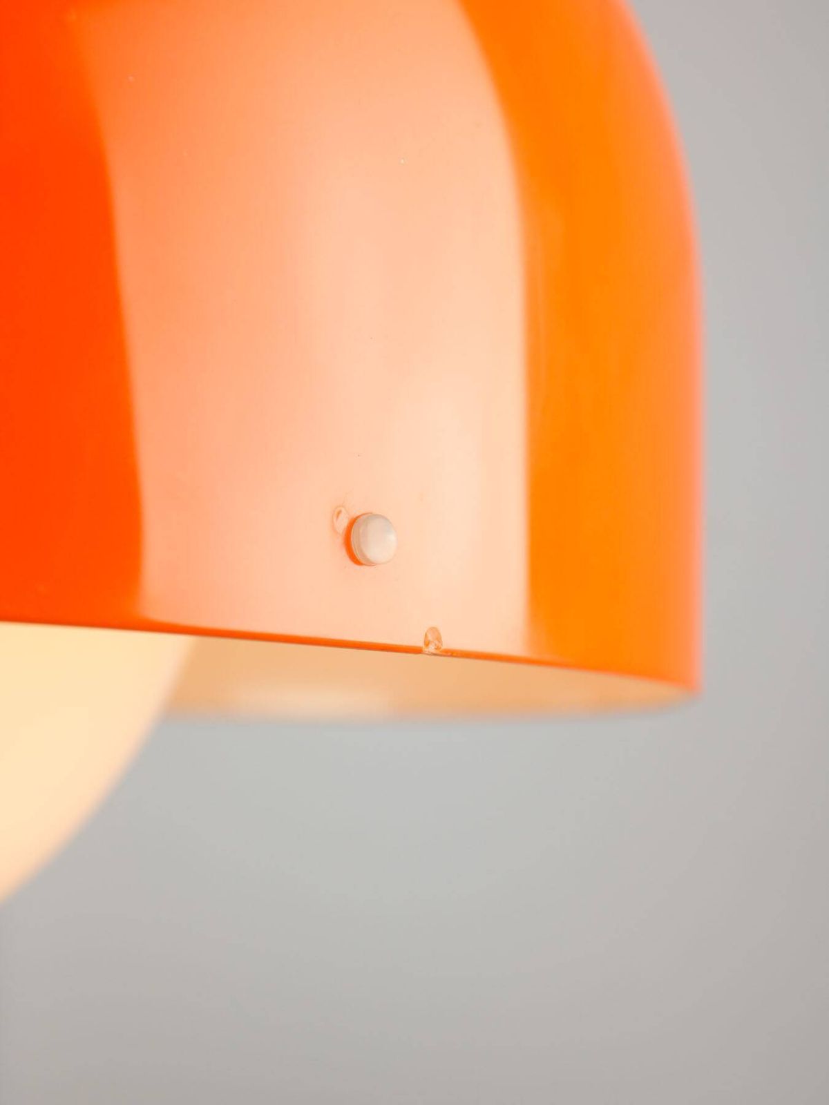 photo buy Grote Space Age hanglamp van Guzzini in oranje, jaren 1970