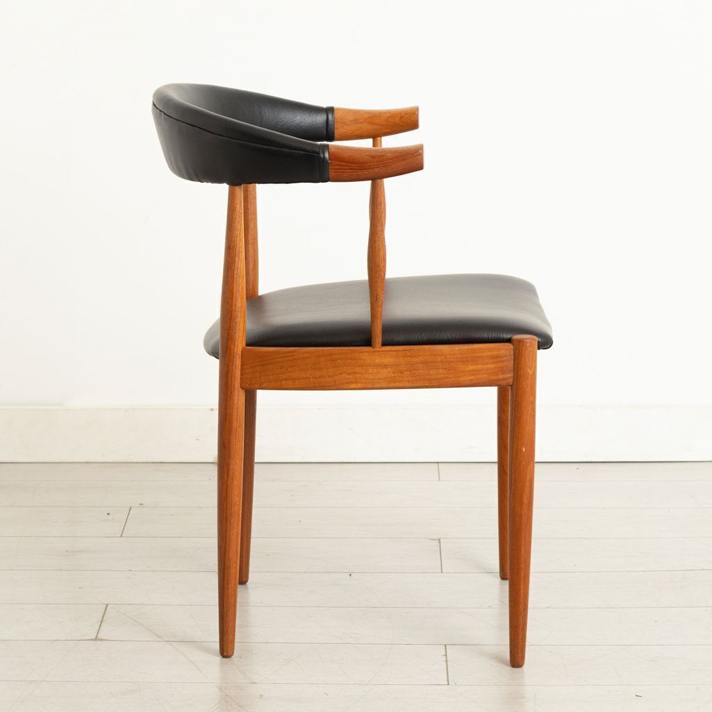 Set Of 8 Midcentury Danish Model Ba113 Dining Chairs In Teak By Johannes Andersen For Brdr C.1965, Newly Reupholstered photo 4400.0