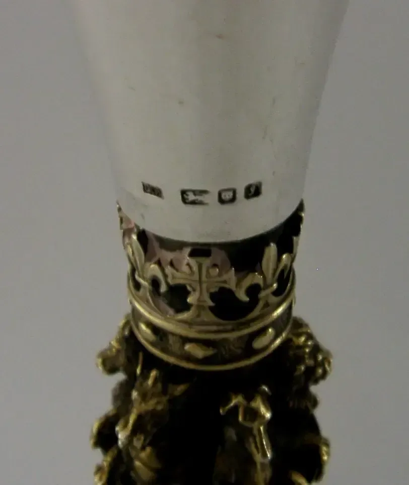 photo for sale Sterling Silver Chalice Goblet Kings College Chapel Cambridge H Miller 189g