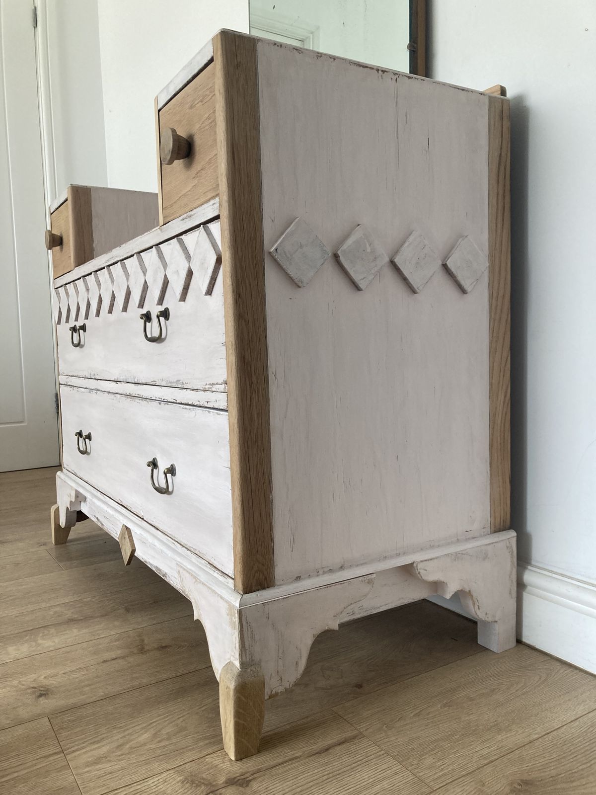 Vintage Dresser With Mirror photo furniture