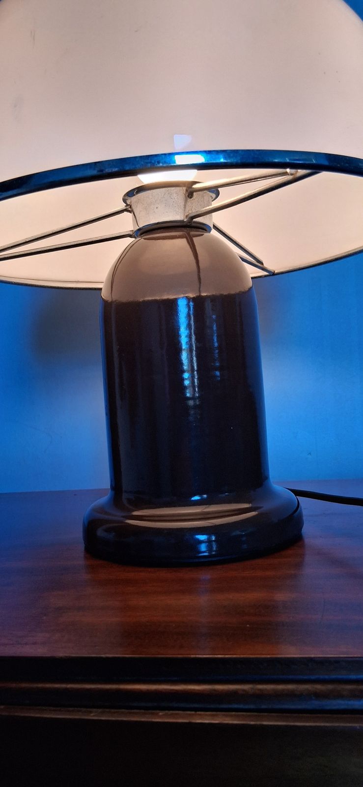 photo vinterior Habitat Mushroom Plexiglass Table Lamp 1970's