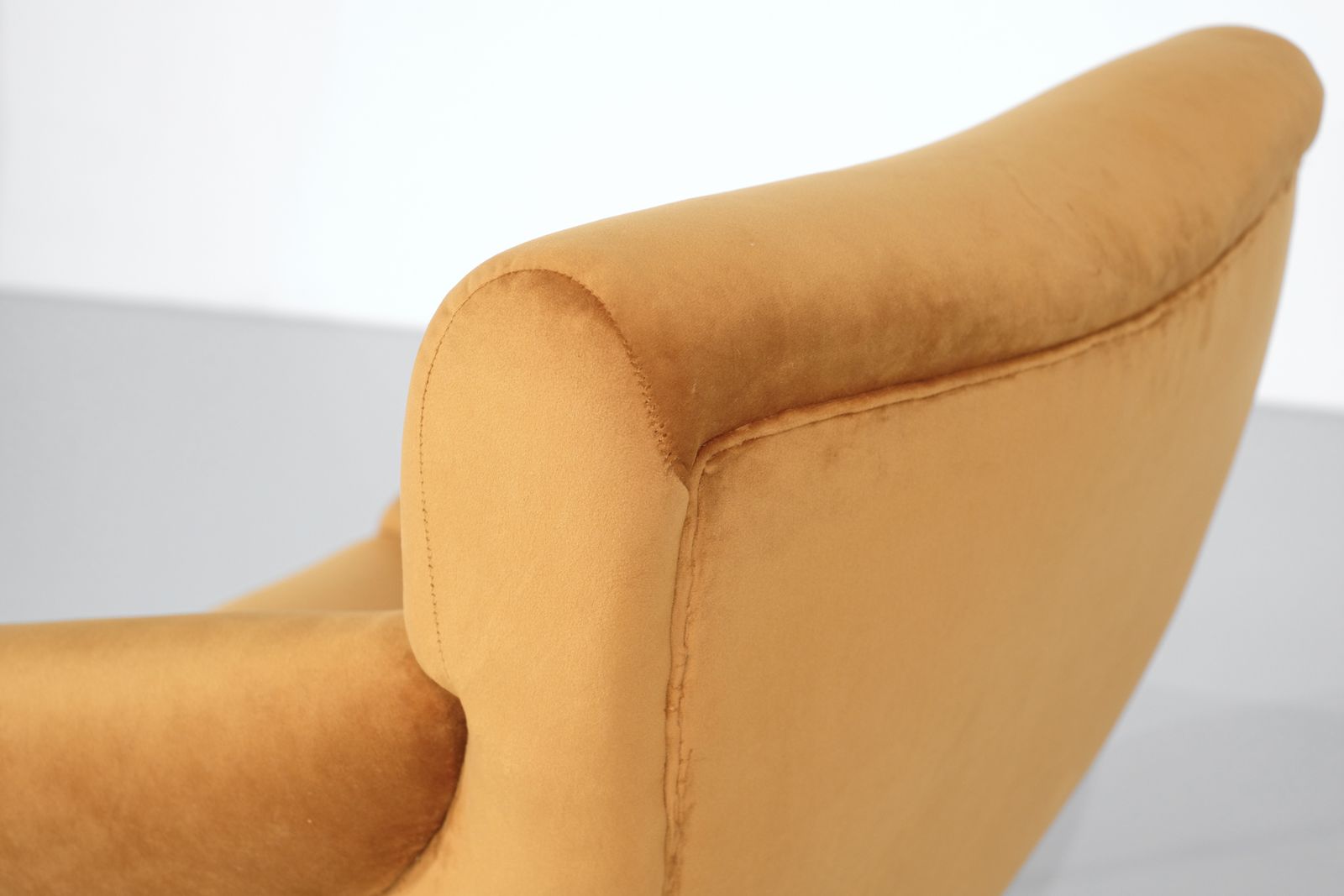 photo furniture Pair Of Armchairs In Fabric, Italy 1960s.