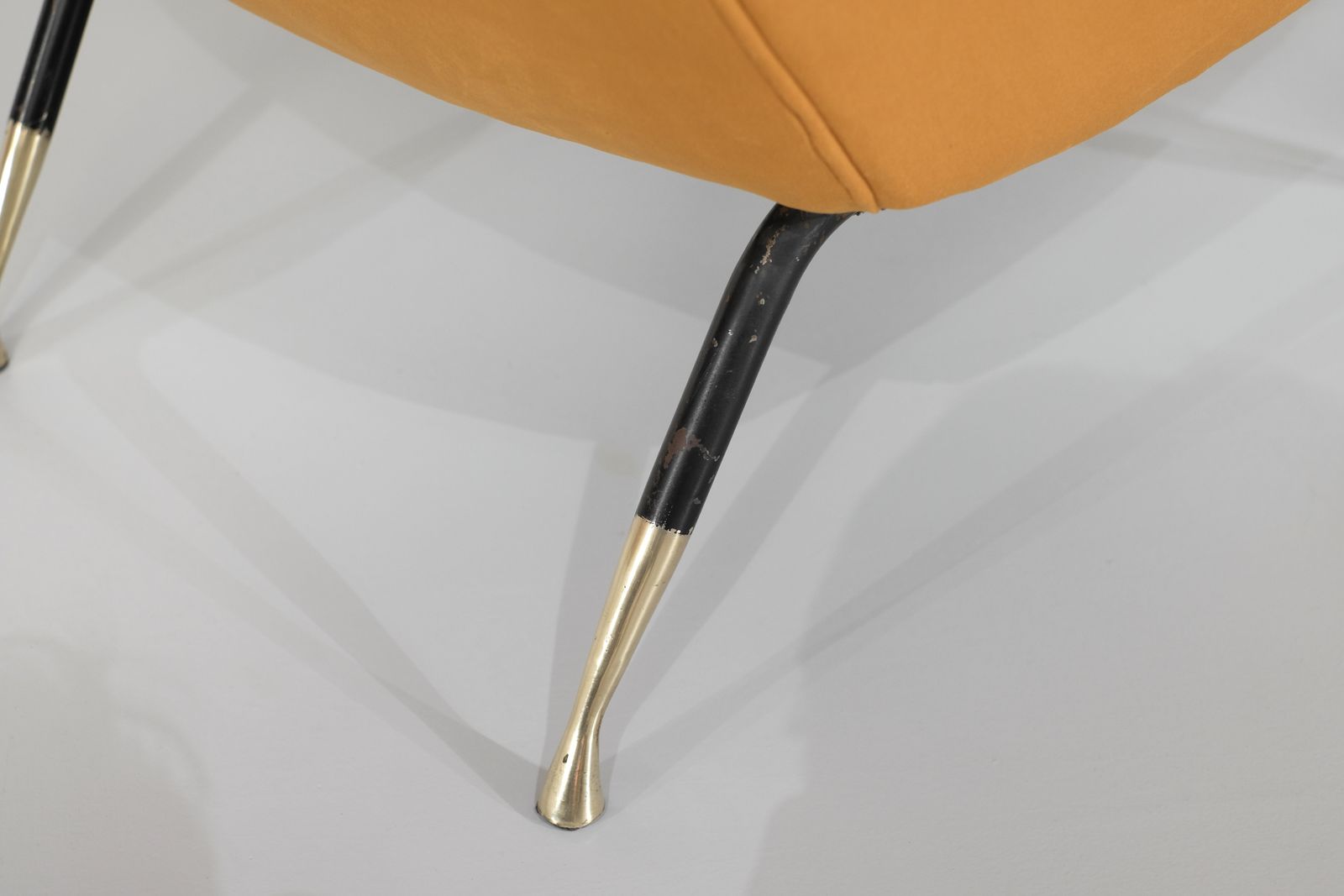 photo buy Pair Of Armchairs In Fabric, Italy 1960s.