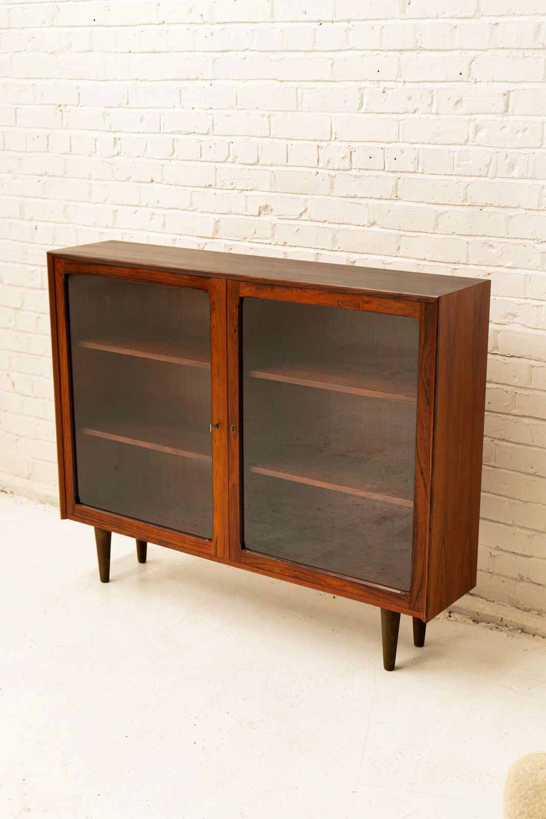Poul Hundevad Rosewood & Glass Bookshelf photo furniture