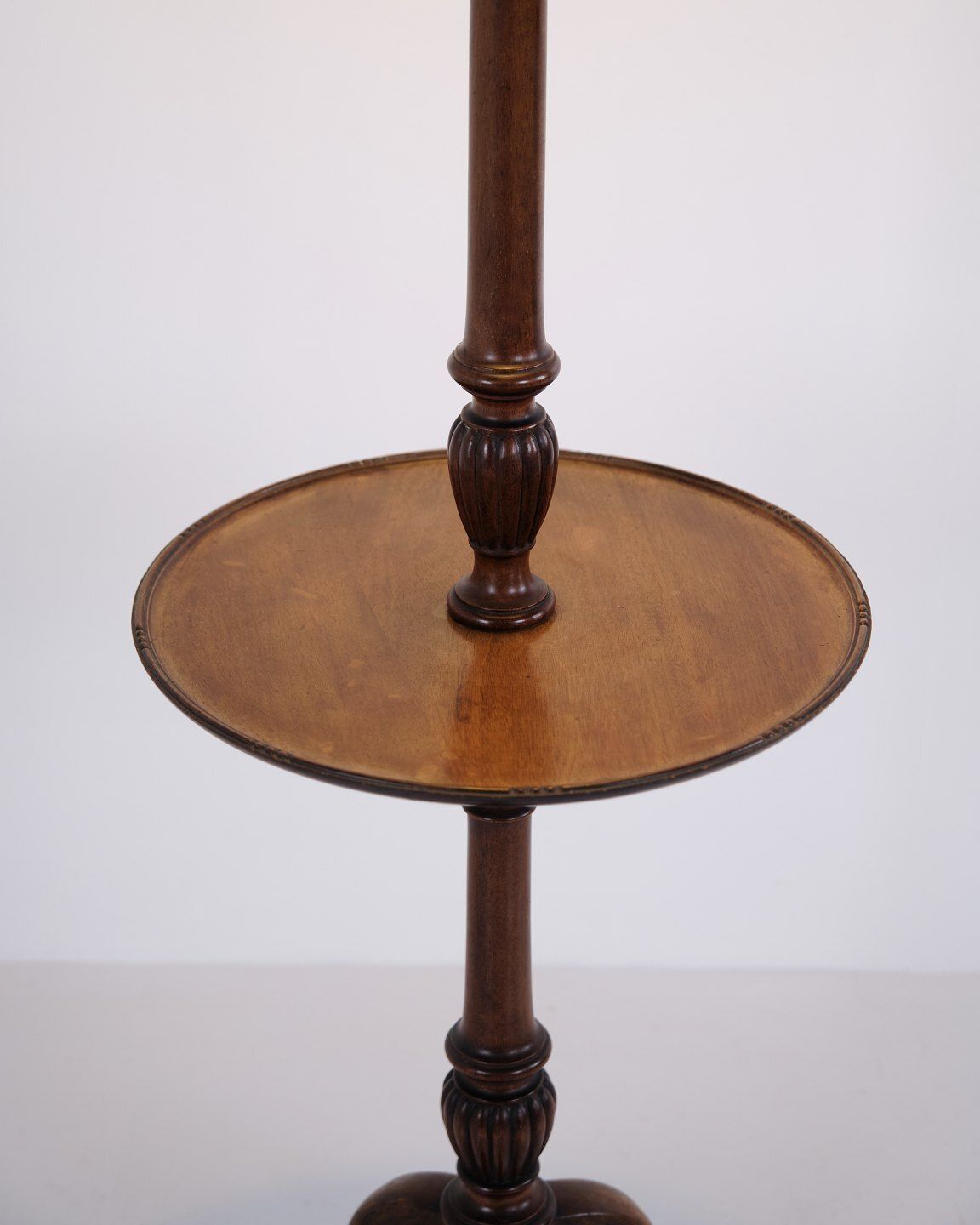 Floor Lamp / Standard Lamp With Mahogany Table In Late Empire Style photo Lighting