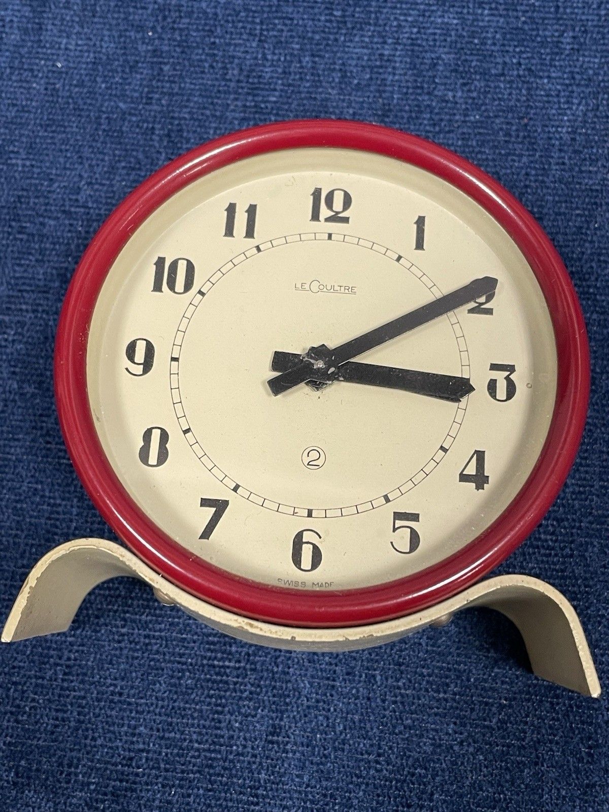 Home Decor Art Deco 1920s Le Coultre Travel Alarm Clock With Original Box photo