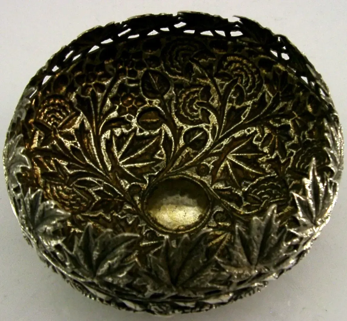 Bol en argent massif Anglo-Indien, 140 g, d'époque, vers 1900 photo 345.0