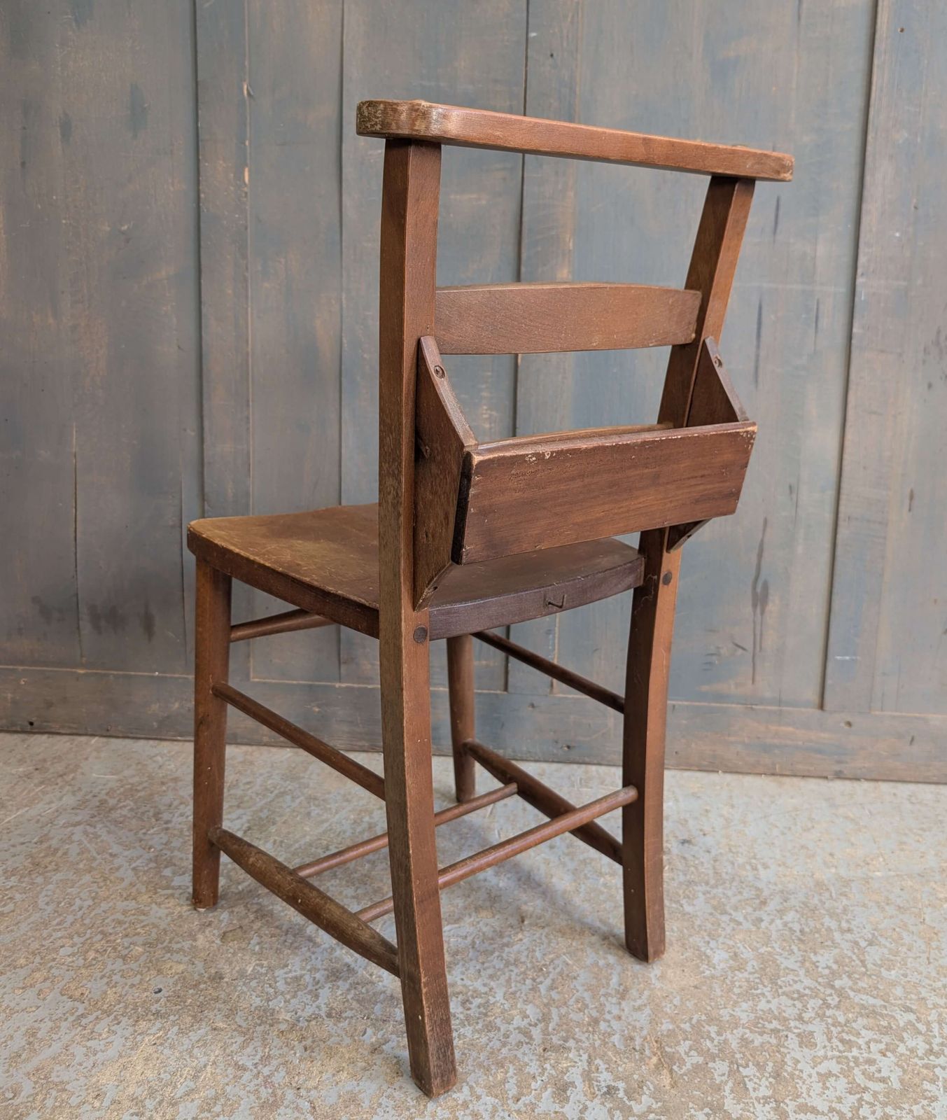1960’s Vintage Classic Ladderback Beech Church Chapel Chairs photo 64.0