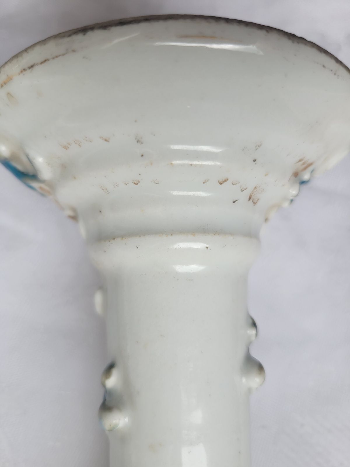 German Rococo Revival Porcelain Candlesticks — Pair Of Gilt Dresden‑Style Holders (C.1880–1910) photo vintage
