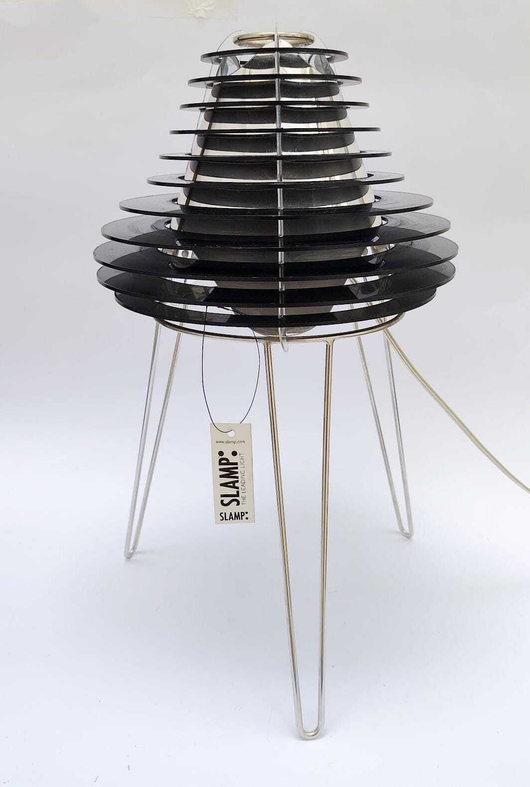Slamp Spotlight Table Lamp, Designed By Nigel Coates, Vintage Ufo, Space Age Inspired, 38 Cm