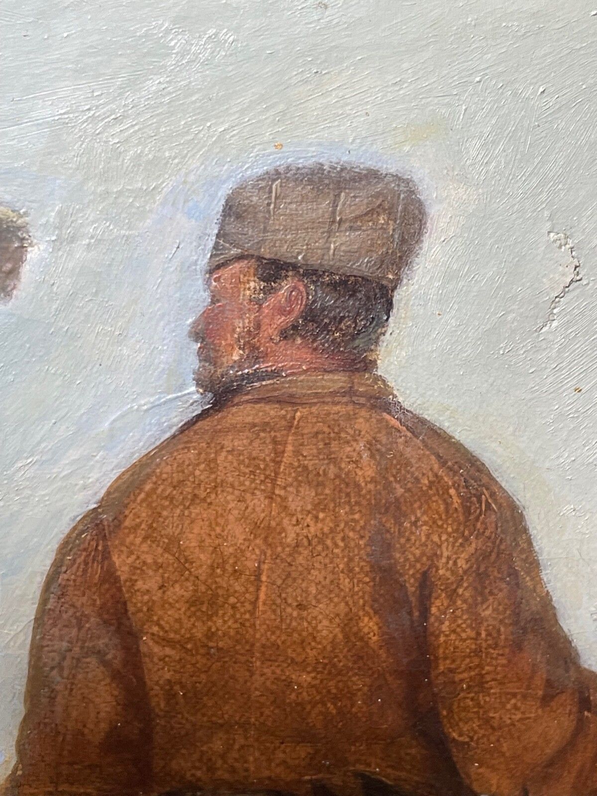 7000.0 19e-eeuws ruitersschilderij, paarden op weg naar Chester, gesigneerd door Edward Lloyd Ellesmere, verguld ingelijst photo