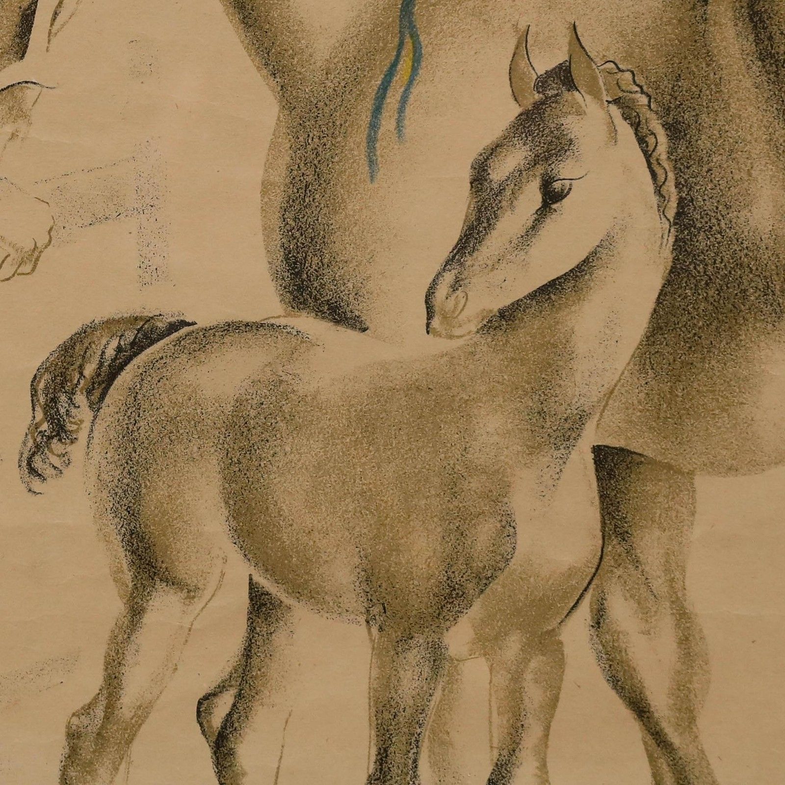 John Skeaping (1901 1980) 20th Century Lithograph, Mare And Foal photo 295.0