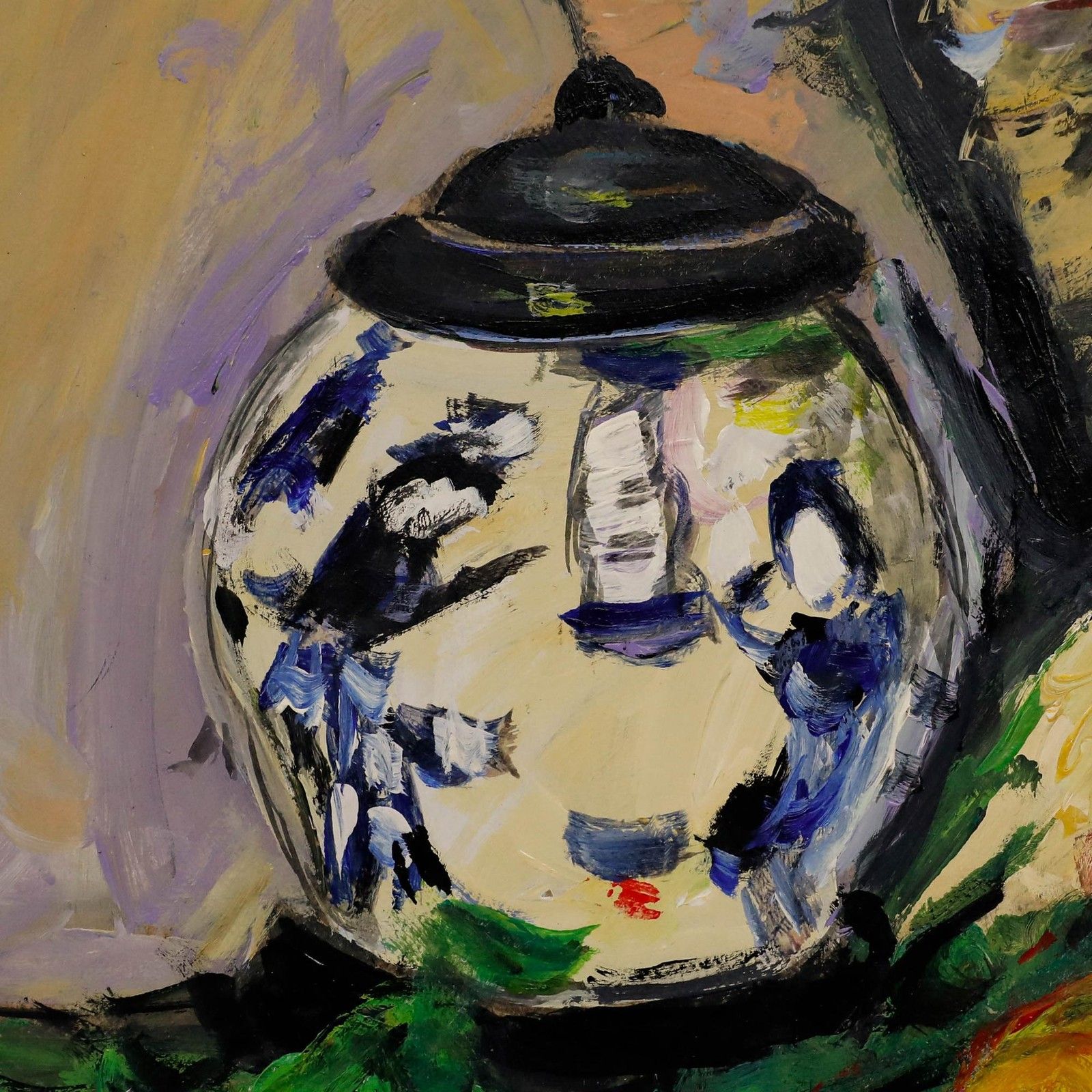 Manner Of George Leslie Hunter (1877 1931) 20th Century Oil, Ginger Jar photo 650.0