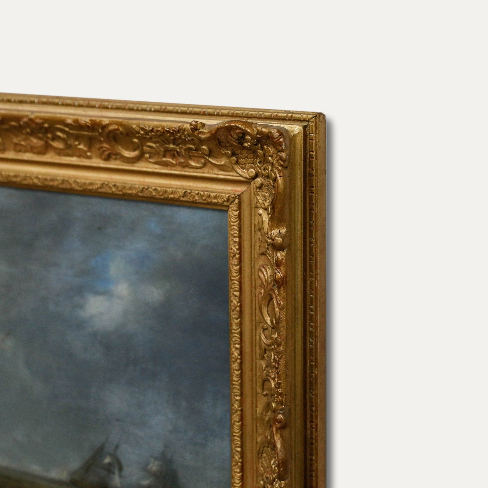 Attrib. James Wilson Carmichael (1800 1868) Framed Oil, Vessels Off A Coast photo buy