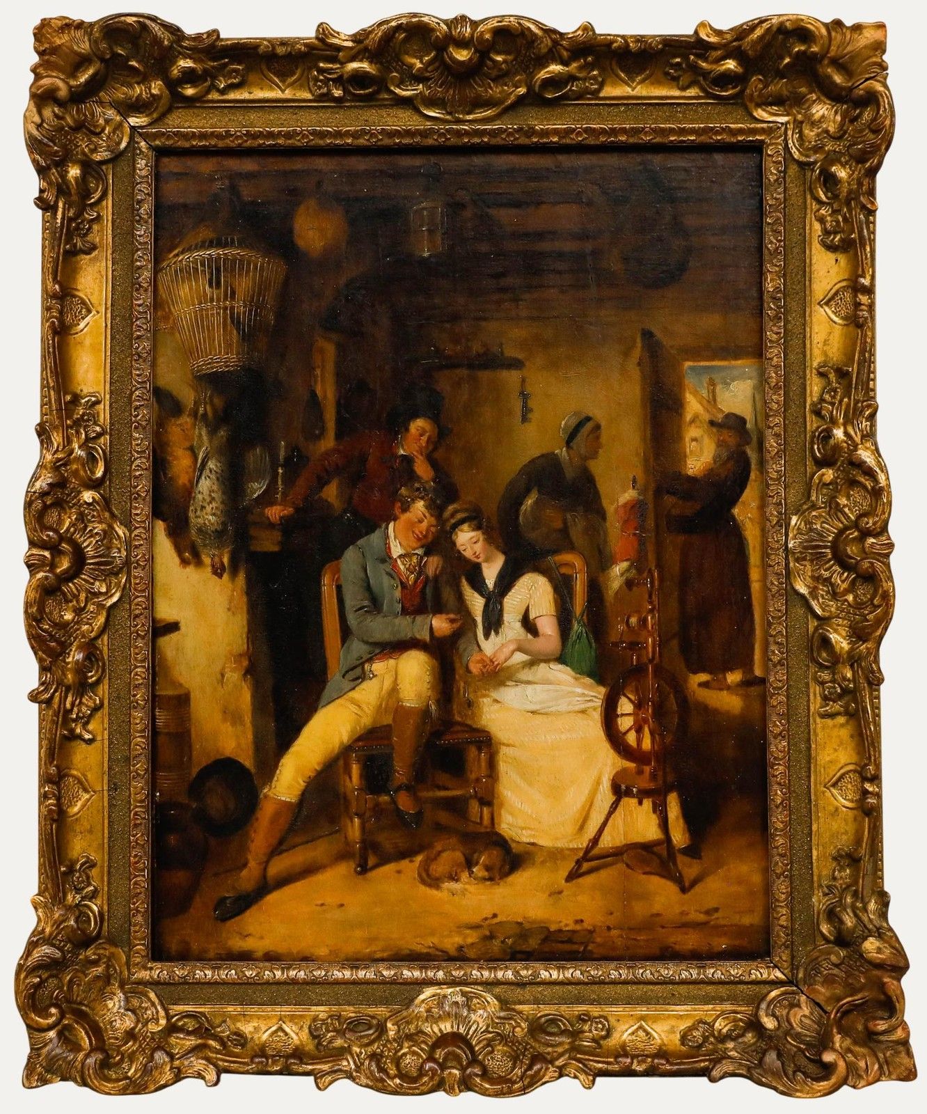 Follower Of David Wilkie (1785 1841) 19th Century Oil, The Wedding Eve