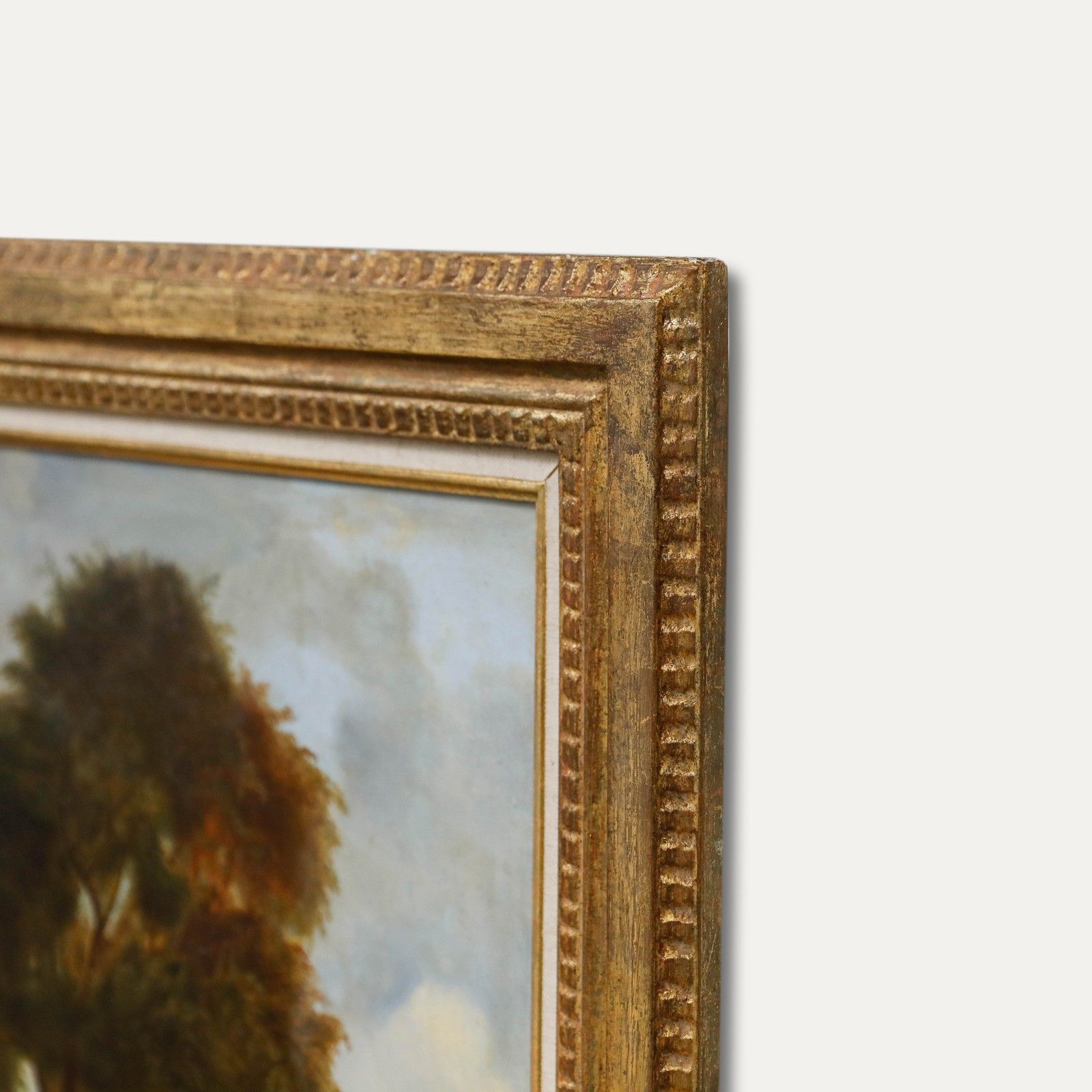 J. De Valmont Framed 19th Century Oil, A Displaced Soldier photo buy