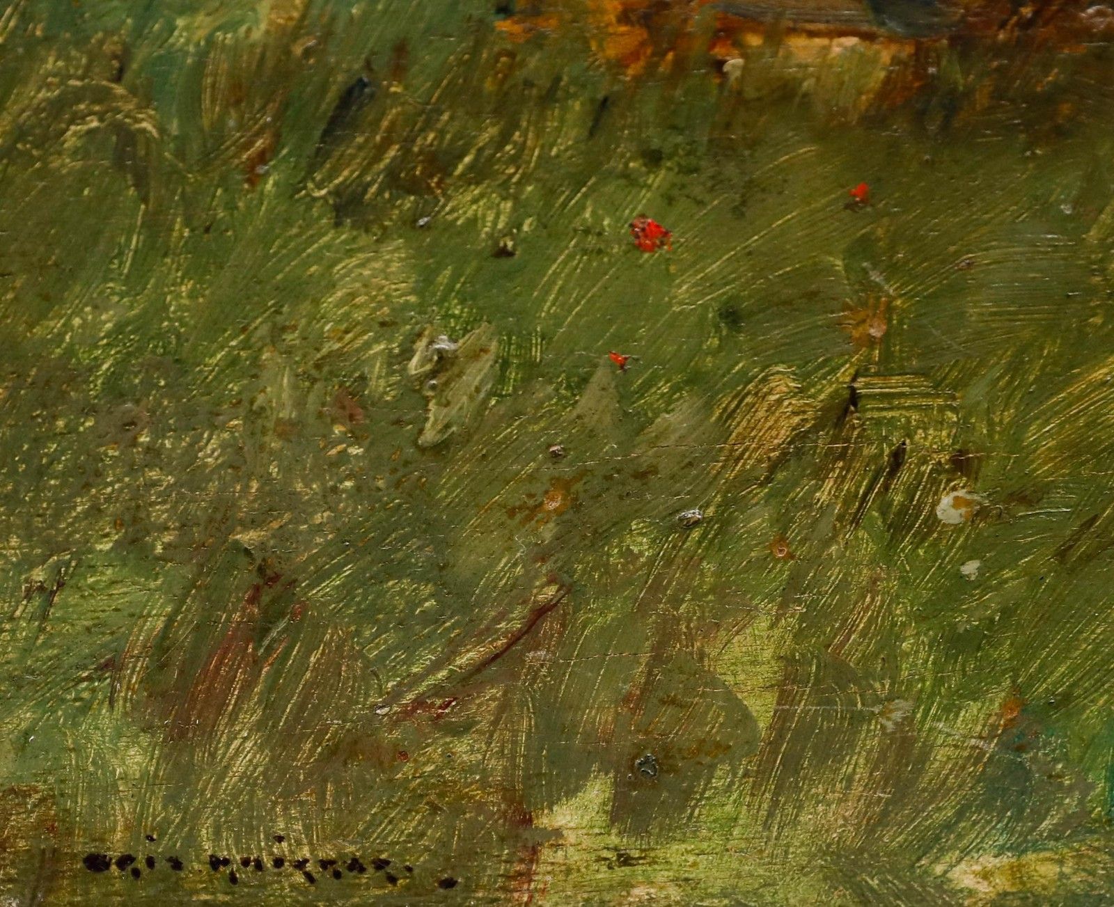 Aris Knikker (1887 1962) Early 20th Century Oil, Chickens In An Orchard photo buy