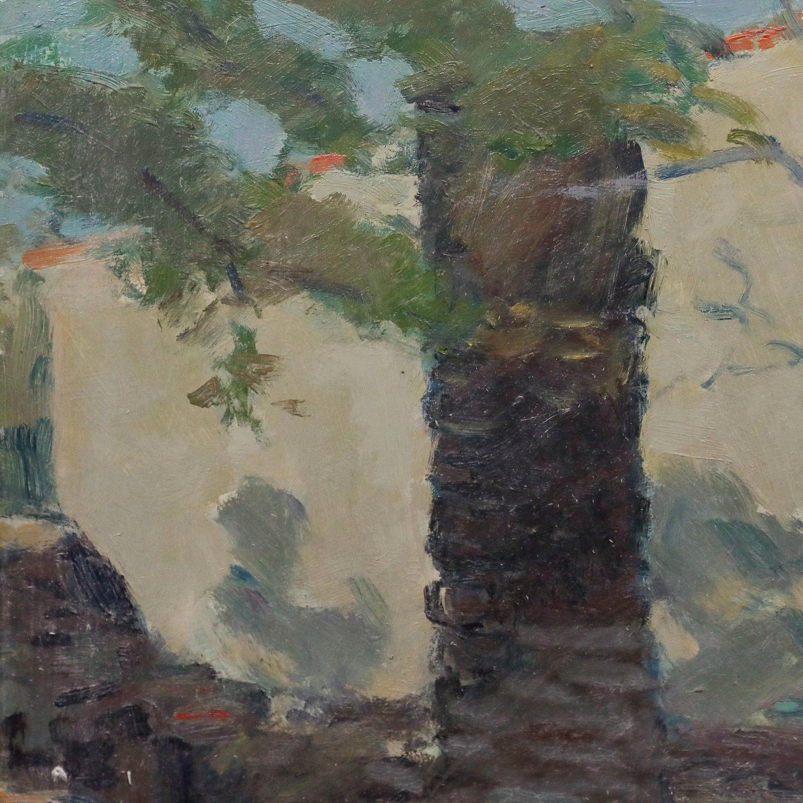 Bob Buys (1912 1970) 1966 Oil, Sitting In The Sun photo Art