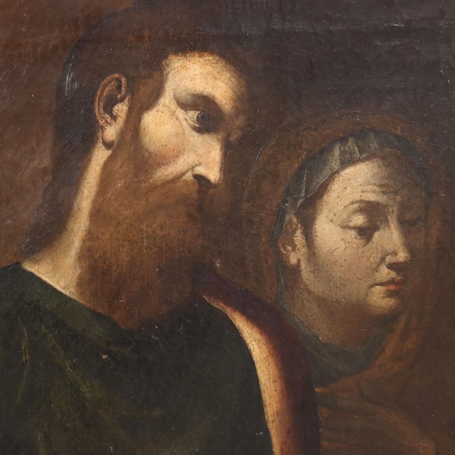 photo for sale Sujet religieux, huile sur toile, Italie, XVIIe siècle