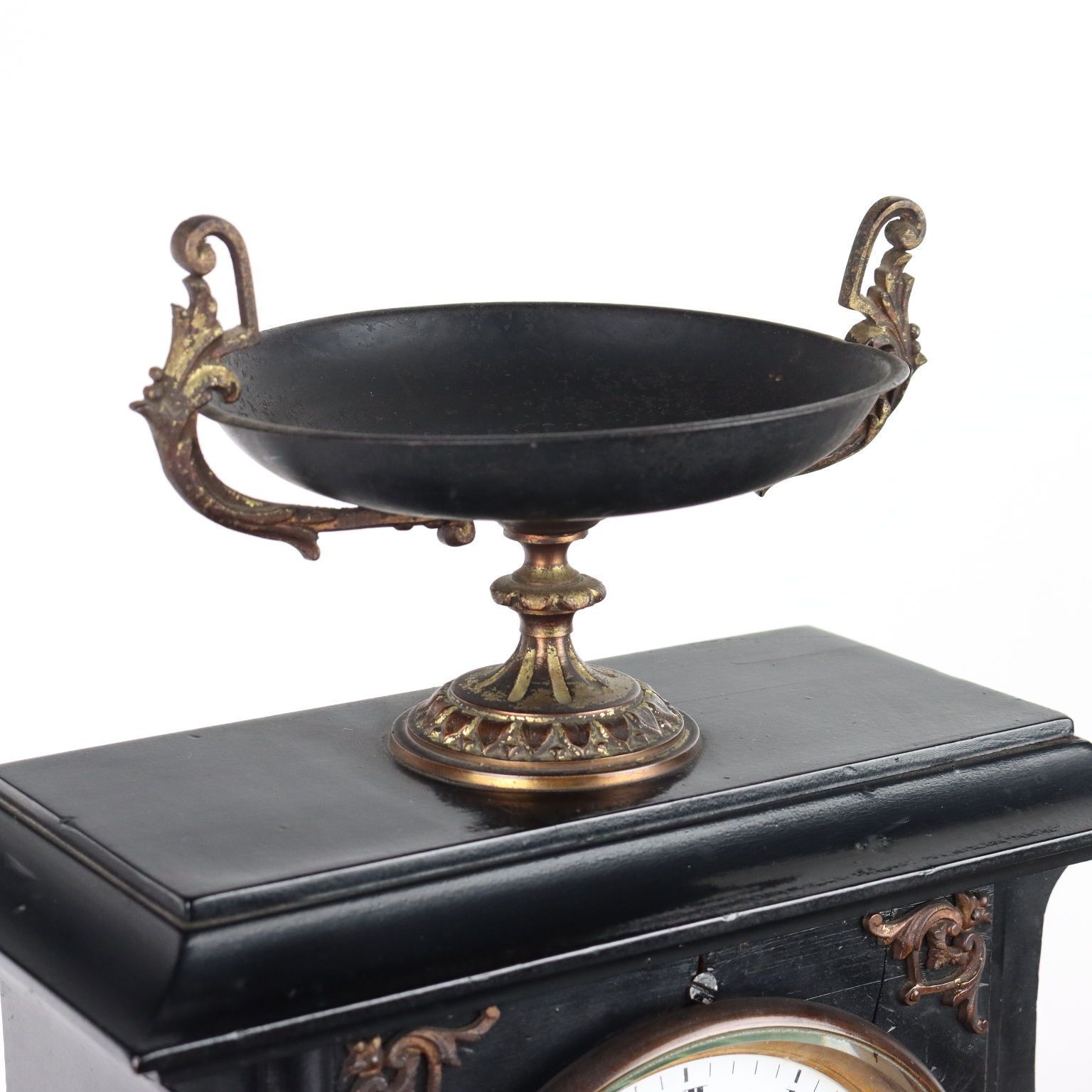 Antiek houten klok Europa 19e eeuw photo Woonaccessoires