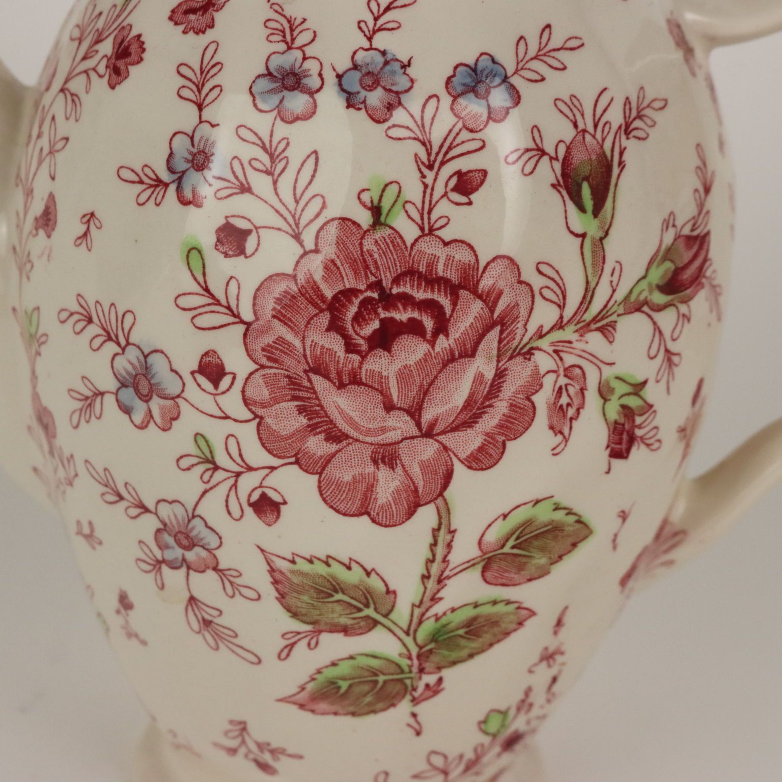 Service à café d'époque en porcelaine Johnson Bros. Rose Chintz '900 photo Décoration