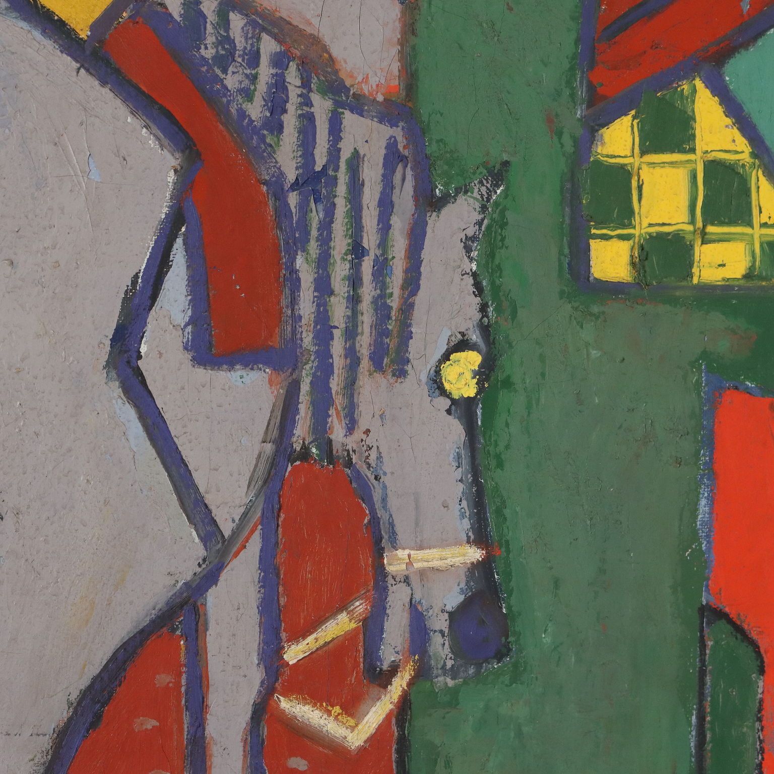 Modern schilderij gesigneerd Orazi, olieverf op doek, ca. 1950. photo buy