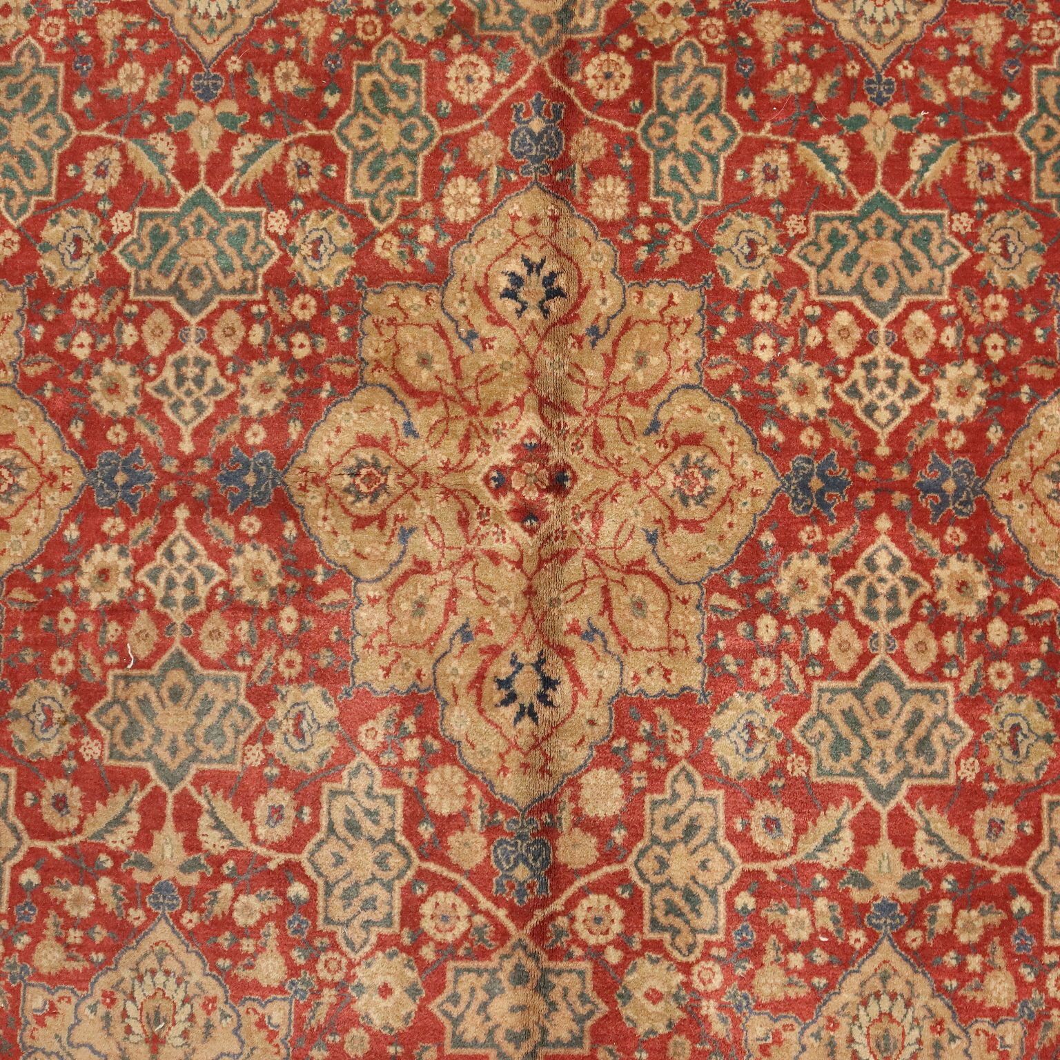 Antique Sivas Carpet Cotton Wool Thin Knot Turkey 142 X 102 In photo Textiles
