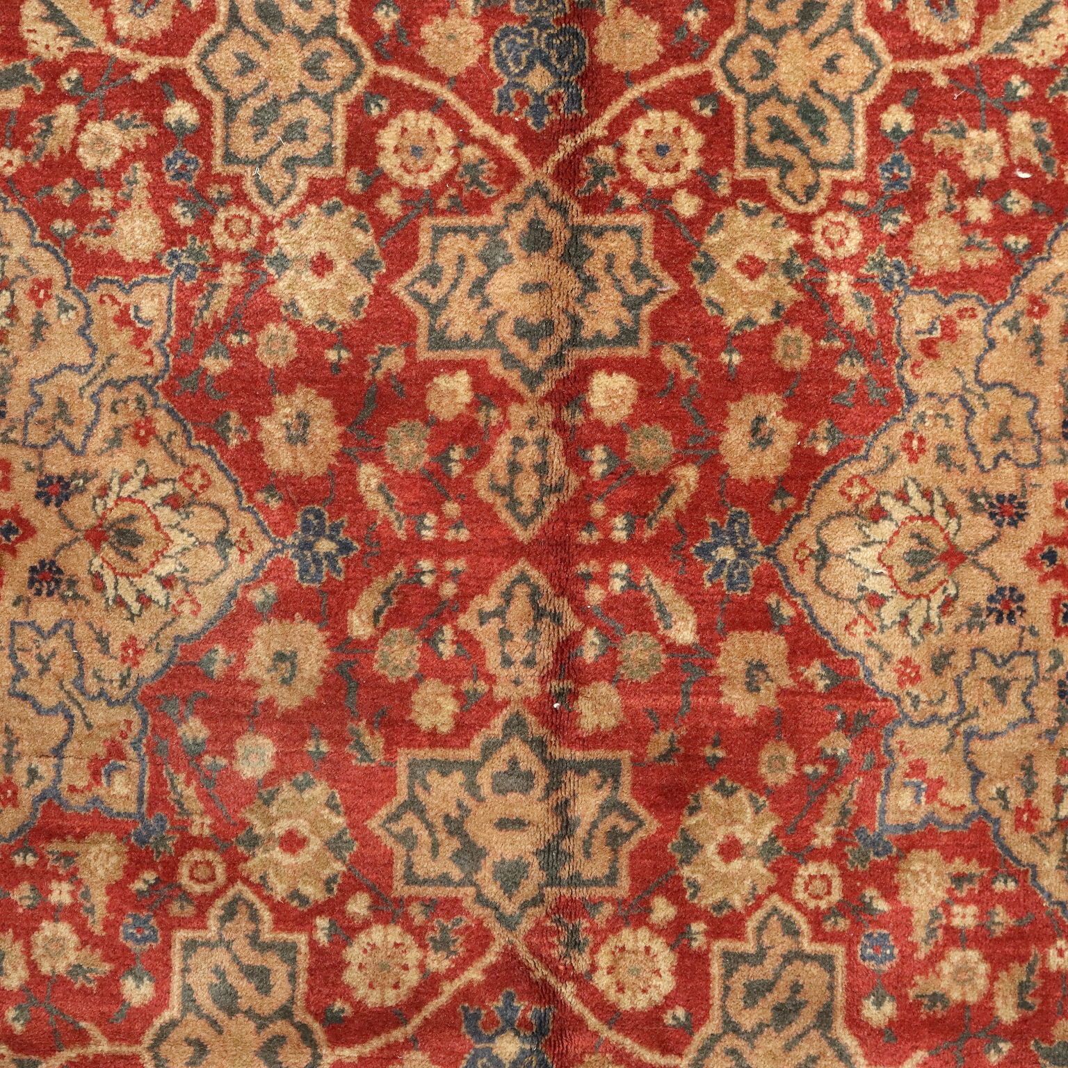Antique Sivas Carpet Cotton Wool Thin Knot Turkey 142 X 102 In photo 1490.0